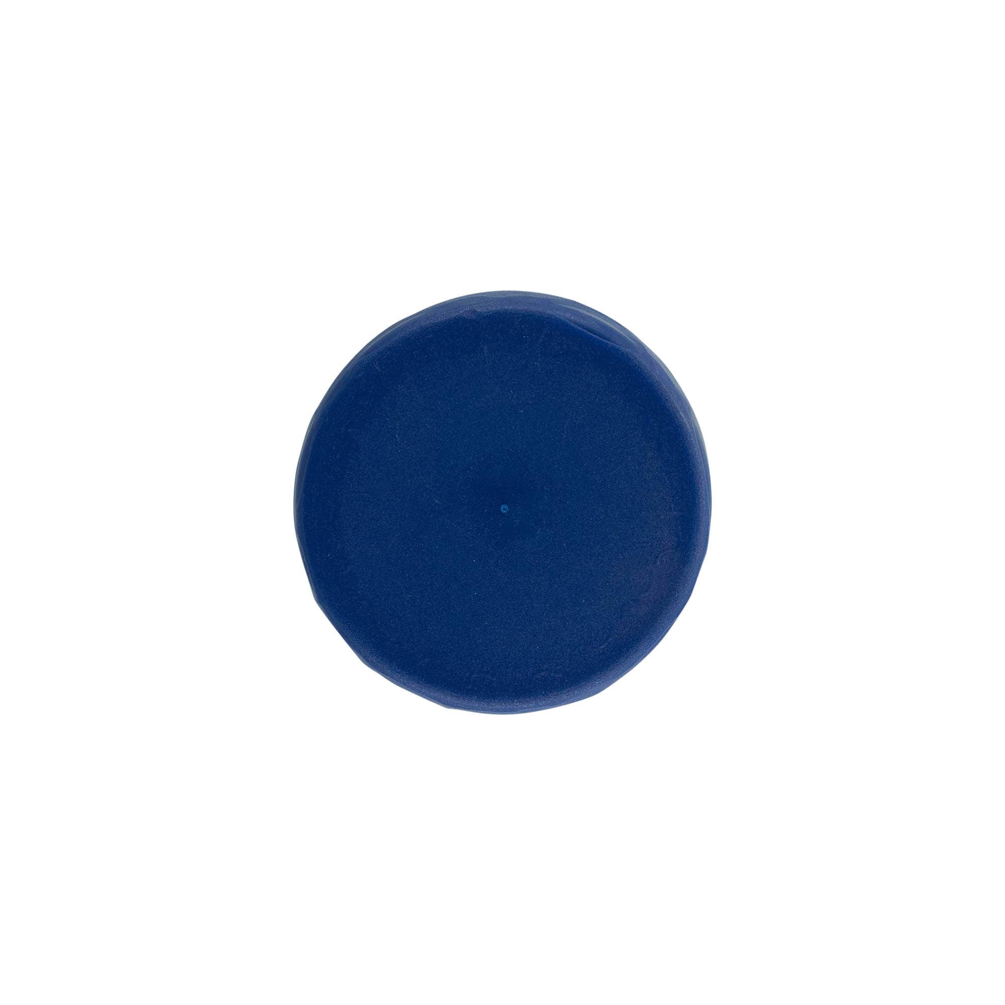Stulpdeksel voor keramische pot met smalle hals, HDPE-kunststof, blauw Stulpdeksel voor keramische pot met smalle hals, HDPE-kunststof, blauw