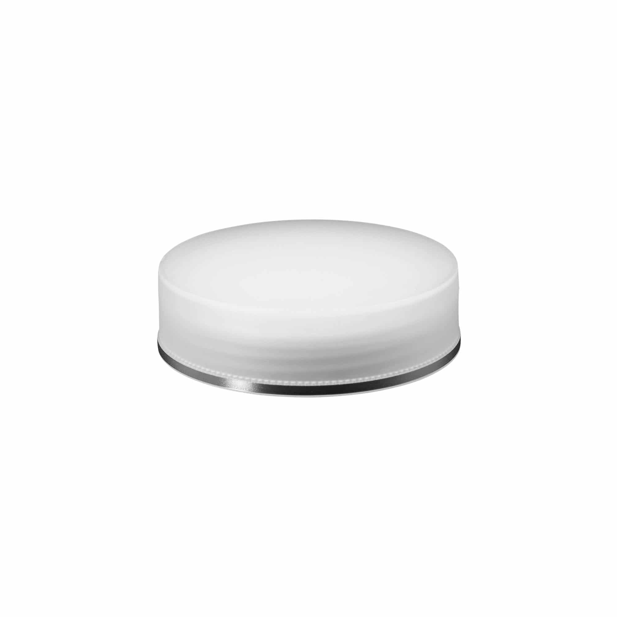 Schroefsluiting 'Clear/Platin Edition', PP-kunststof, wit, voor monding: 70/2P Schroefsluiting 'Clear/Platin Edition', PP-kunststof, wit, voor monding: 70/2P
