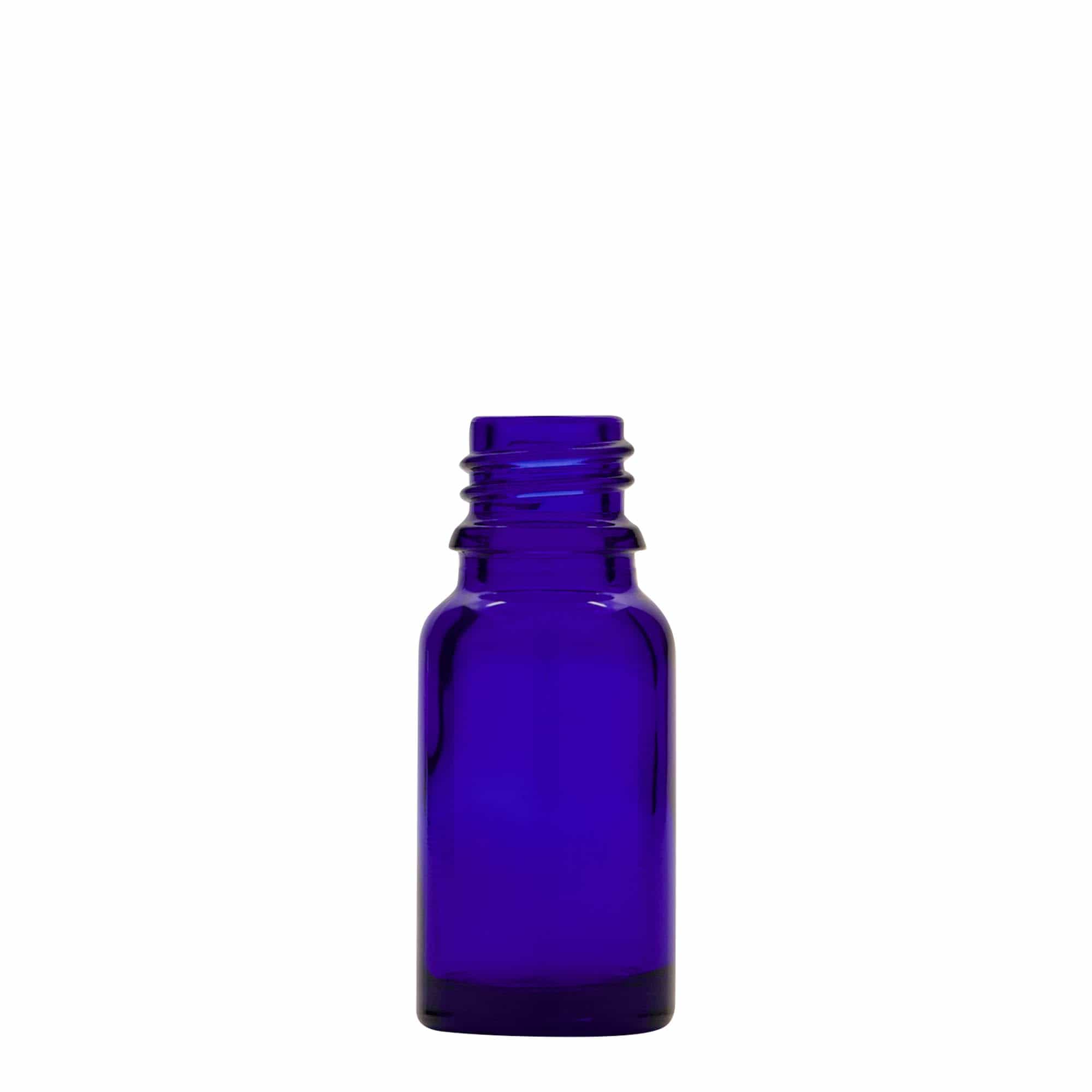 Flacon compte-gouttes médical 10 ml, verre, bleu roi-rouge, bouchage: DIN 18 Flacon compte-gouttes médical 10 ml, verre, bleu roi-rouge, bouchage: DIN 18