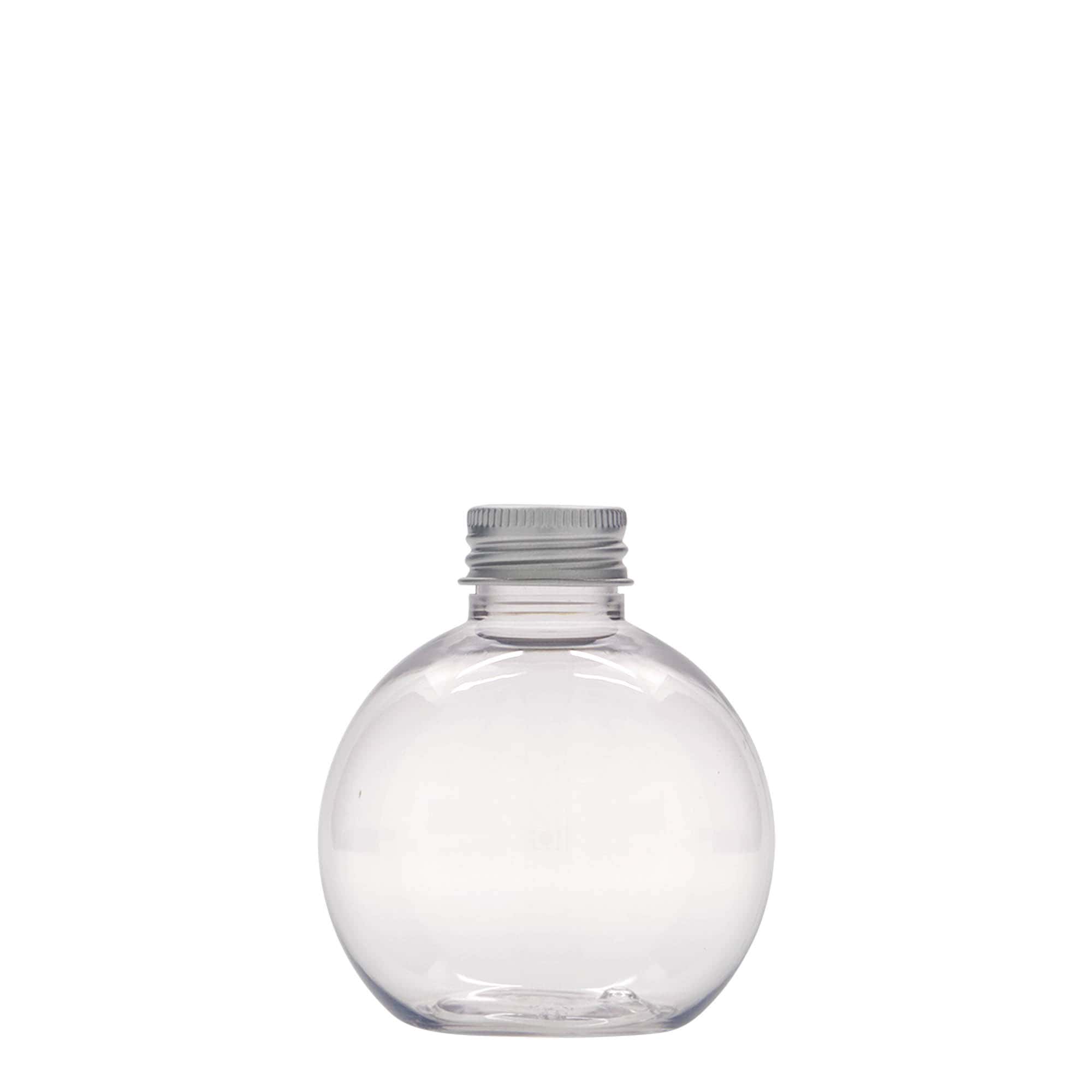 Bouteille en PET 150 ml « Perry », ronde, plastique, bouchage:  24/410