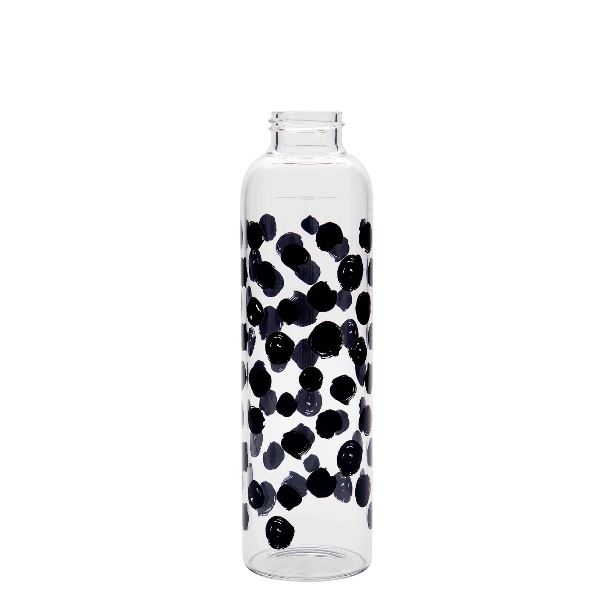 Drinkfles 'Perseus', 500 ml, motief: Zwarte stippen, monding: schroefsluiting Drinkfles 'Perseus', 500 ml, motief: Zwarte stippen, monding: schroefsluiting