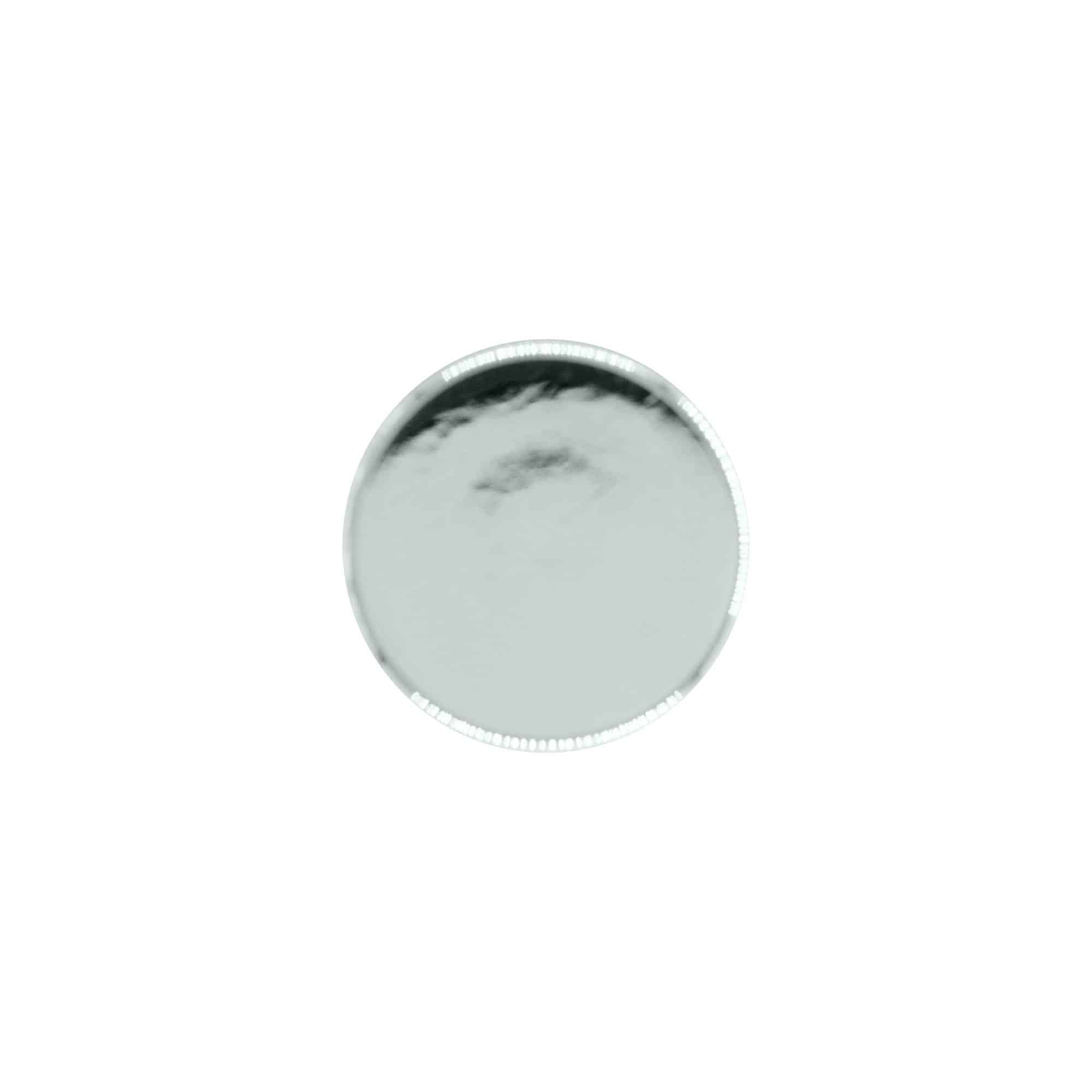 Schroefsluiting, ABS-kunststof, zilver, voor monding: GPI 28/400