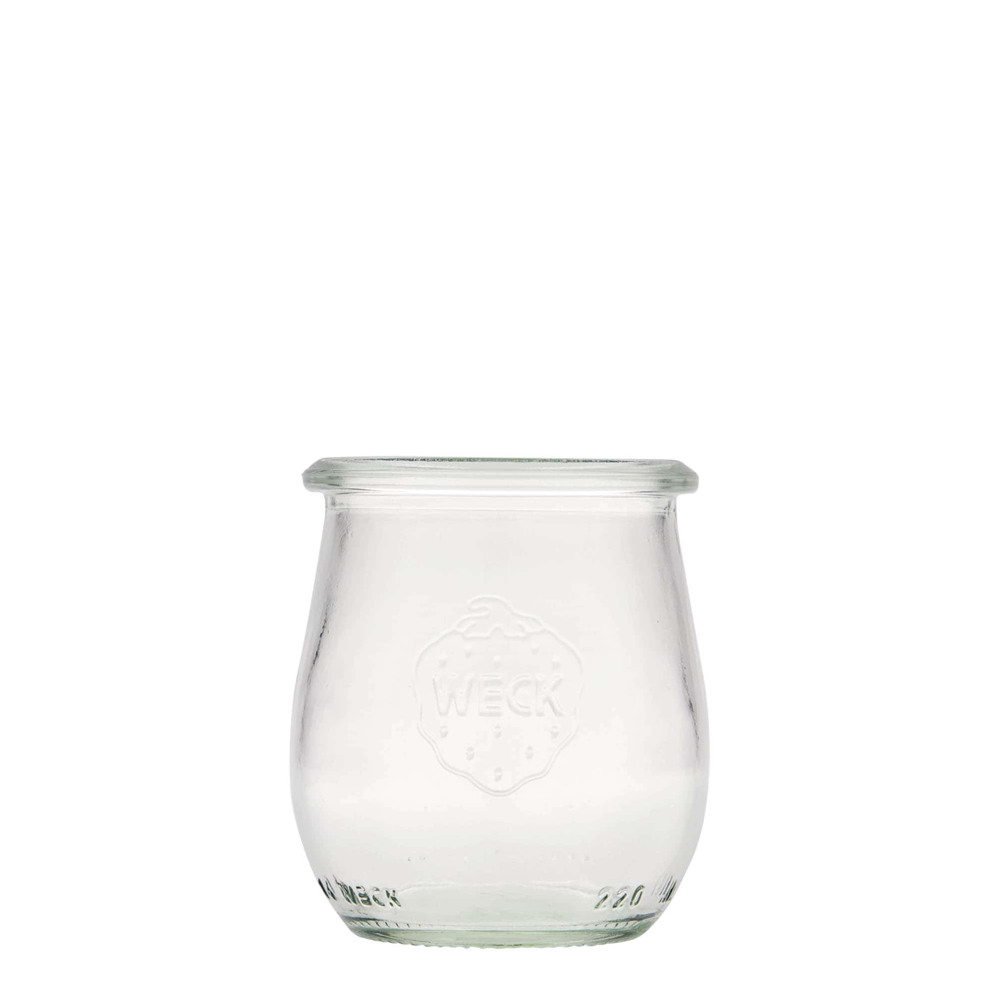 WECK-tulppot, 220 ml, monding: ronde rand