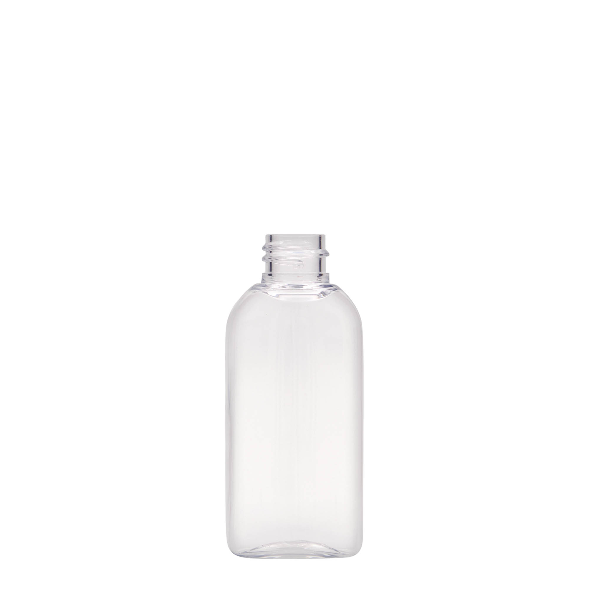 Bouteille en PET 50 ml 'Iris', ovale, plastique, bouchage: 20/410