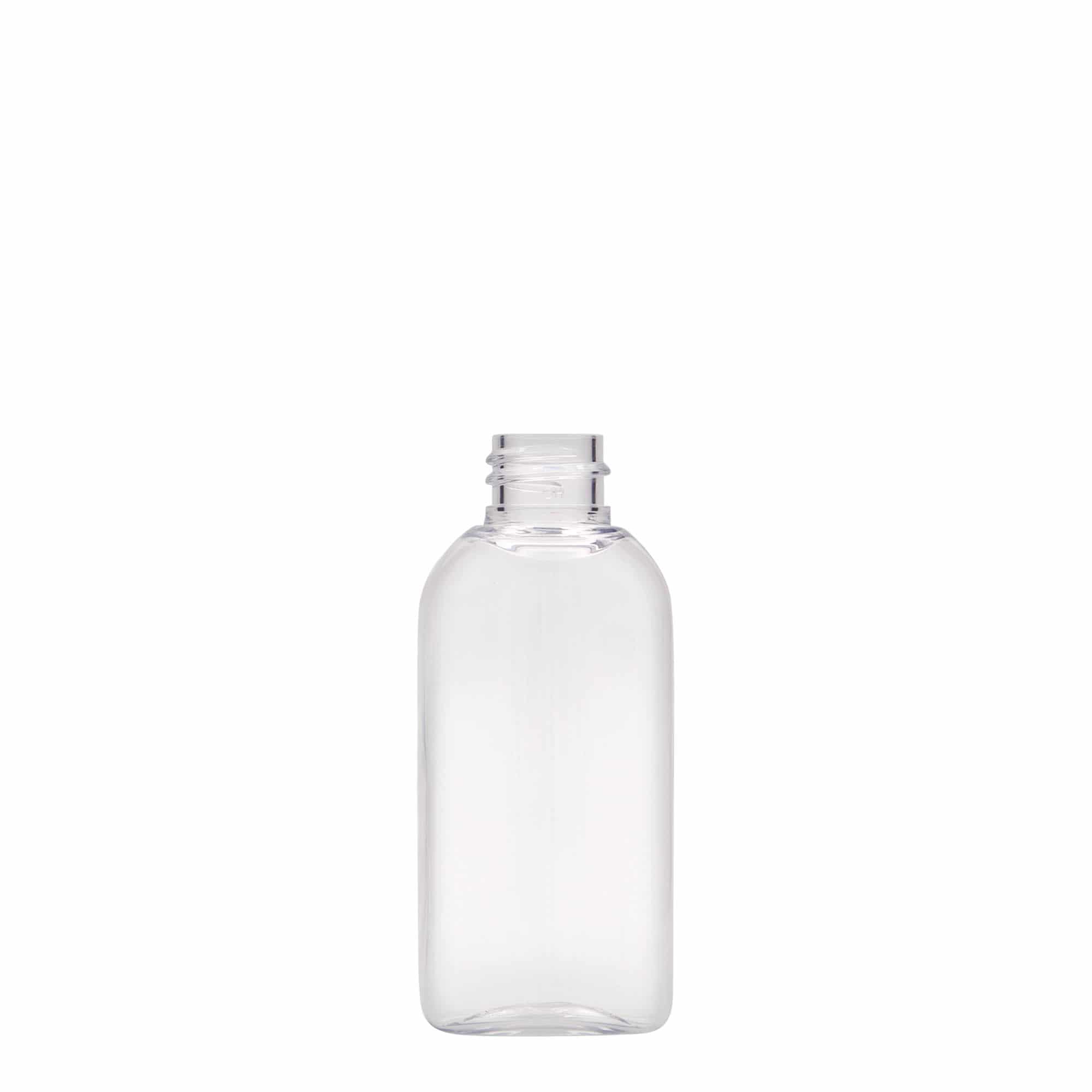 Bouteille en PET 50 ml « Iris », ovale, plastique, bouchage: 20/410