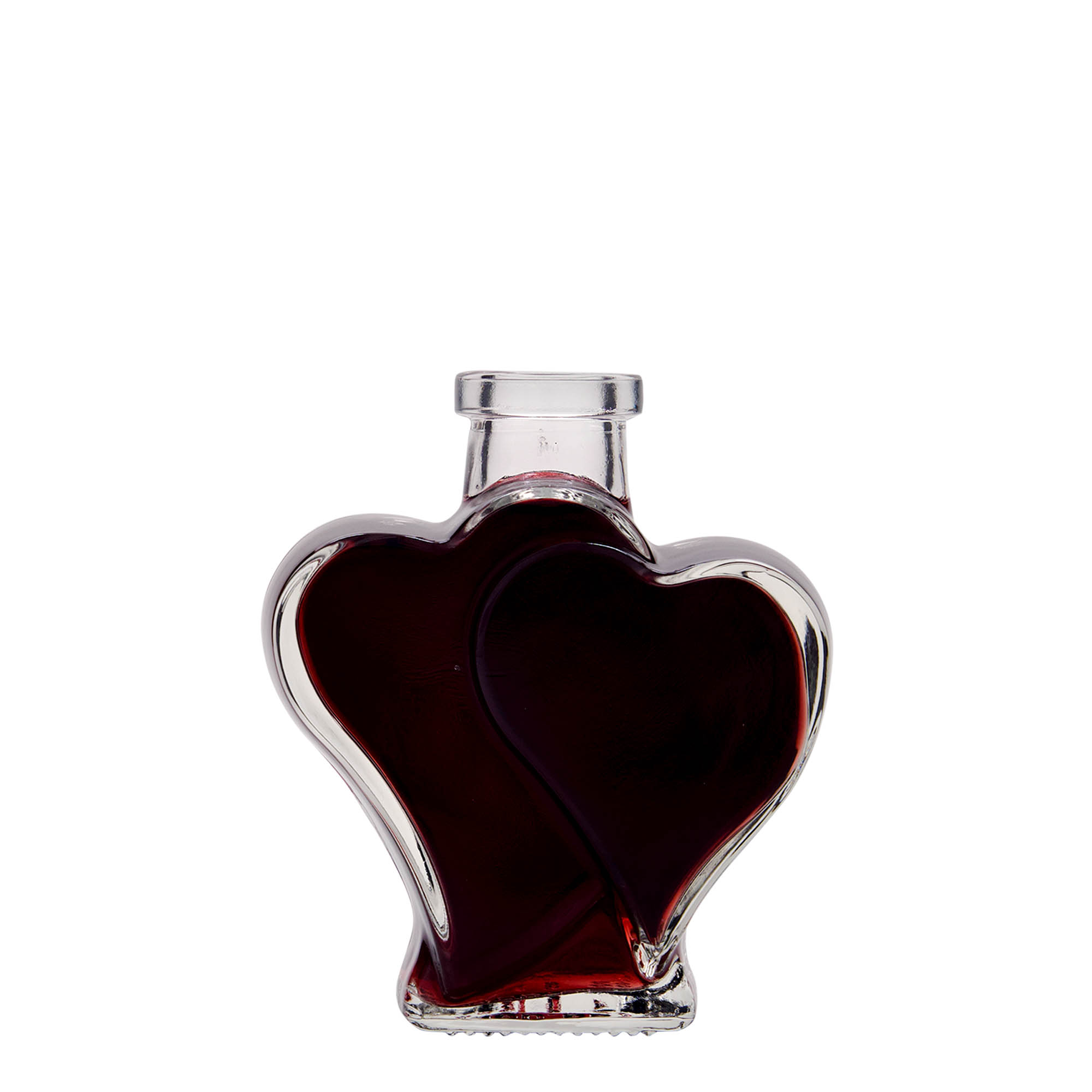 Glazen fles 'Dubbelhart', 200 ml, monding: kurk Glazen fles 'Dubbelhart', 200 ml, monding: kurk