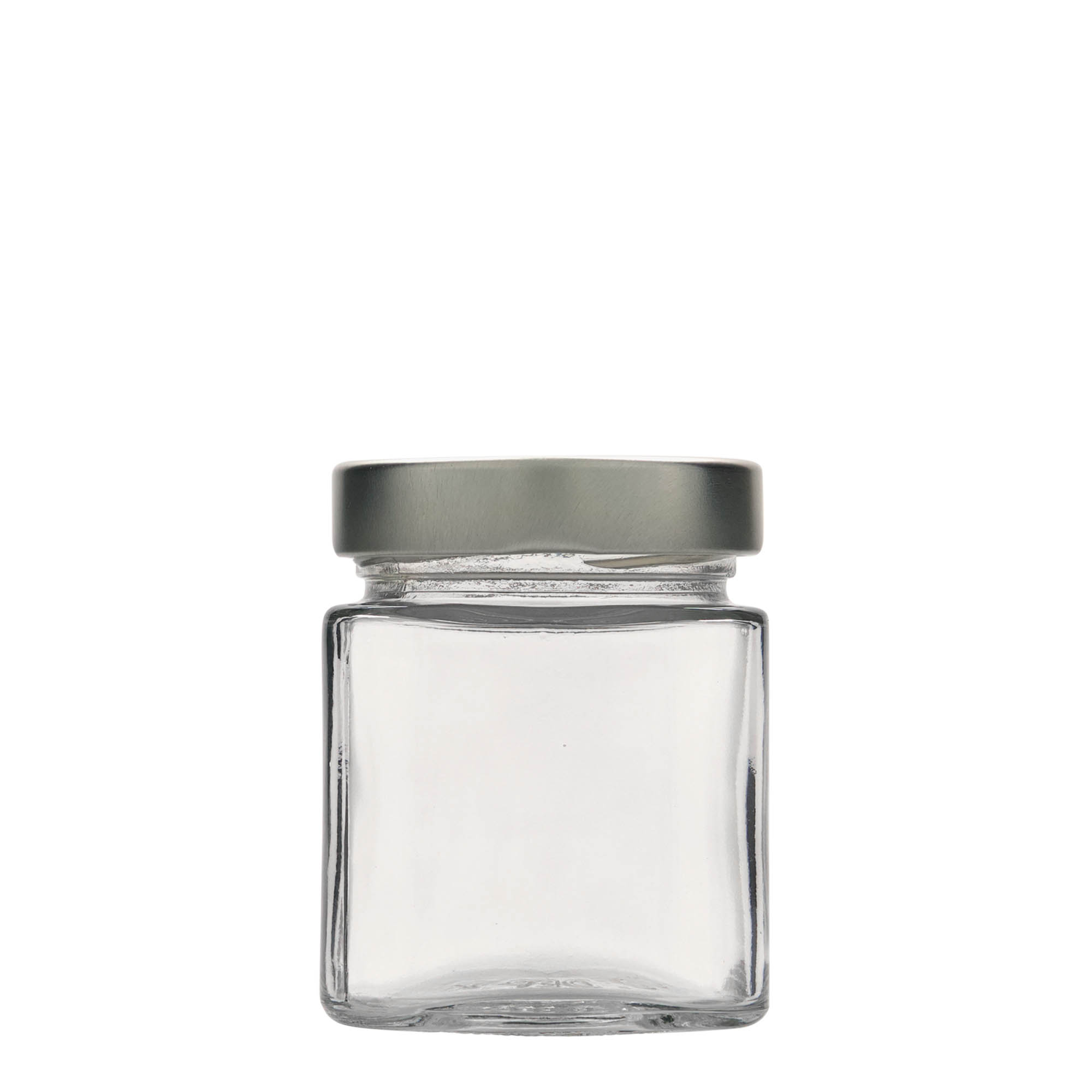 Vierkante pot 'Ikarus', 212 ml, monding: deep-twist-off (DTO 63) Vierkante pot 'Ikarus', 212 ml, monding: deep-twist-off (DTO 63)