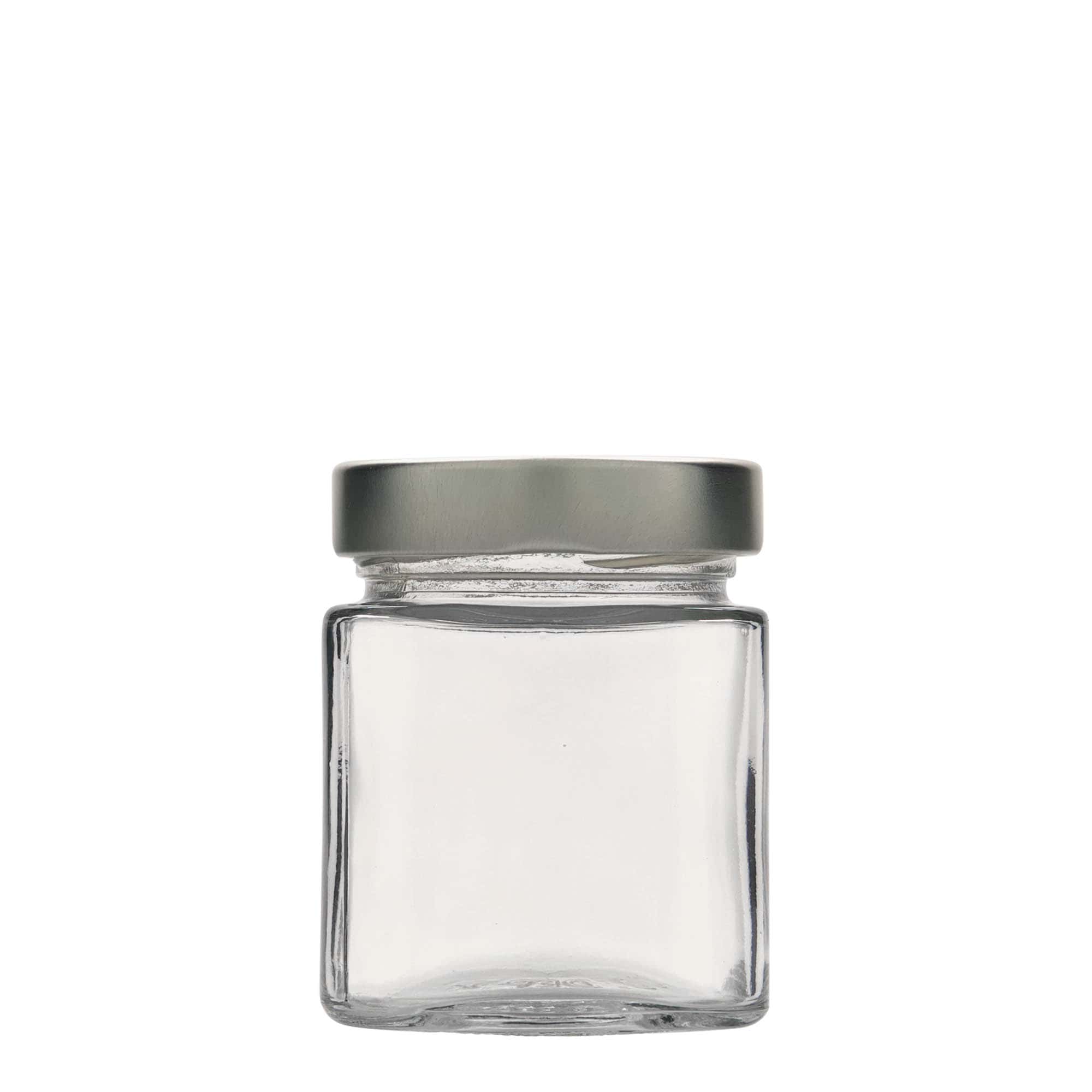 Bocal carré 212 ml « Ikarus », bouchage: Deep-Twist-Off (DTO 63)
