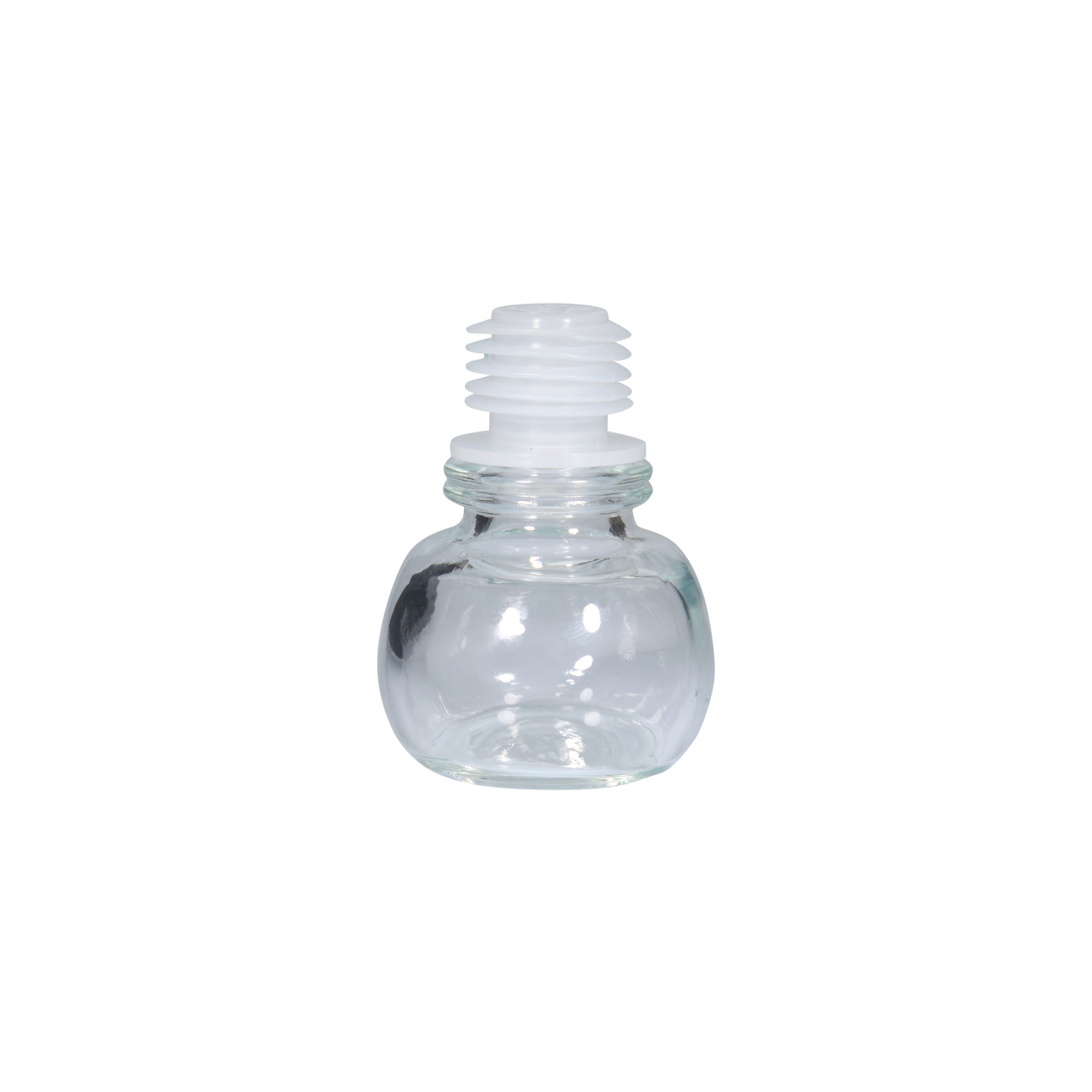Dopkurk, 19 mm, glas, voor monding: kurk