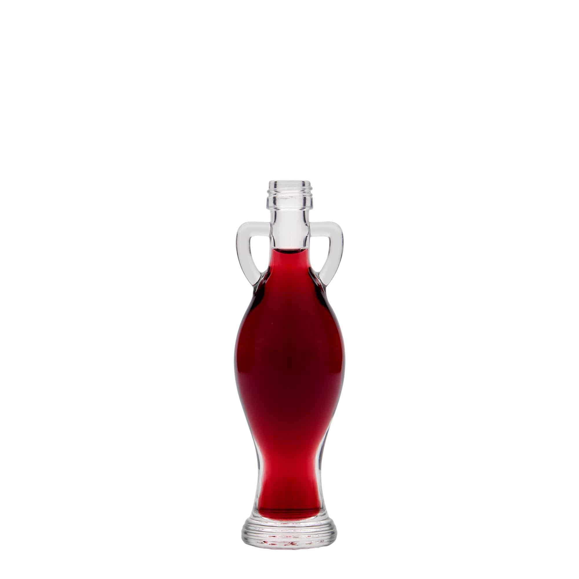 Bouteille en verre 40 ml 'Amphore', bouchage: PP 18 Bouteille en verre 40 ml 'Amphore', bouchage: PP 18