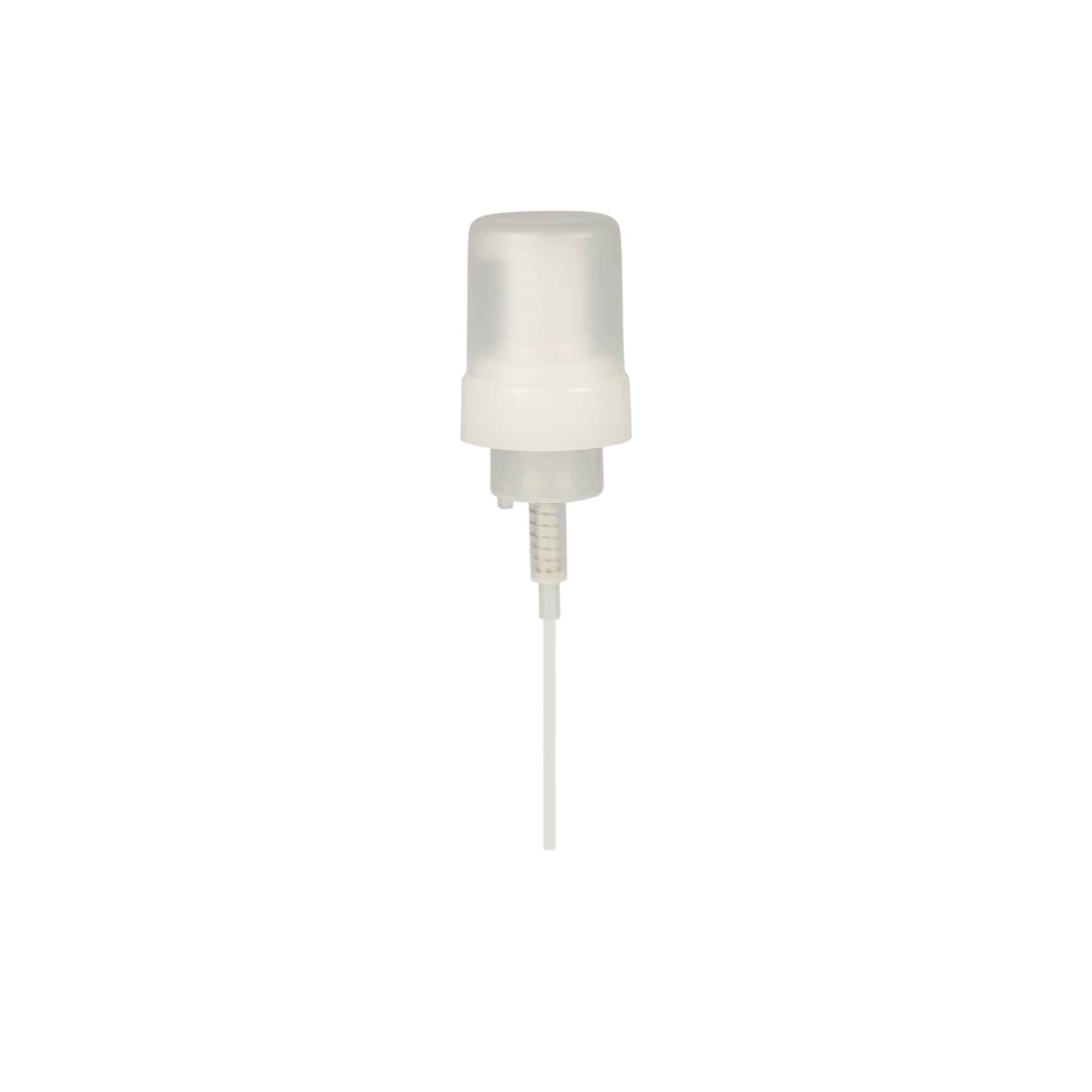 Flacon doseur 150 ml 'Foamer', plastique PP, blanc, pour bouchage: Bougage à vis