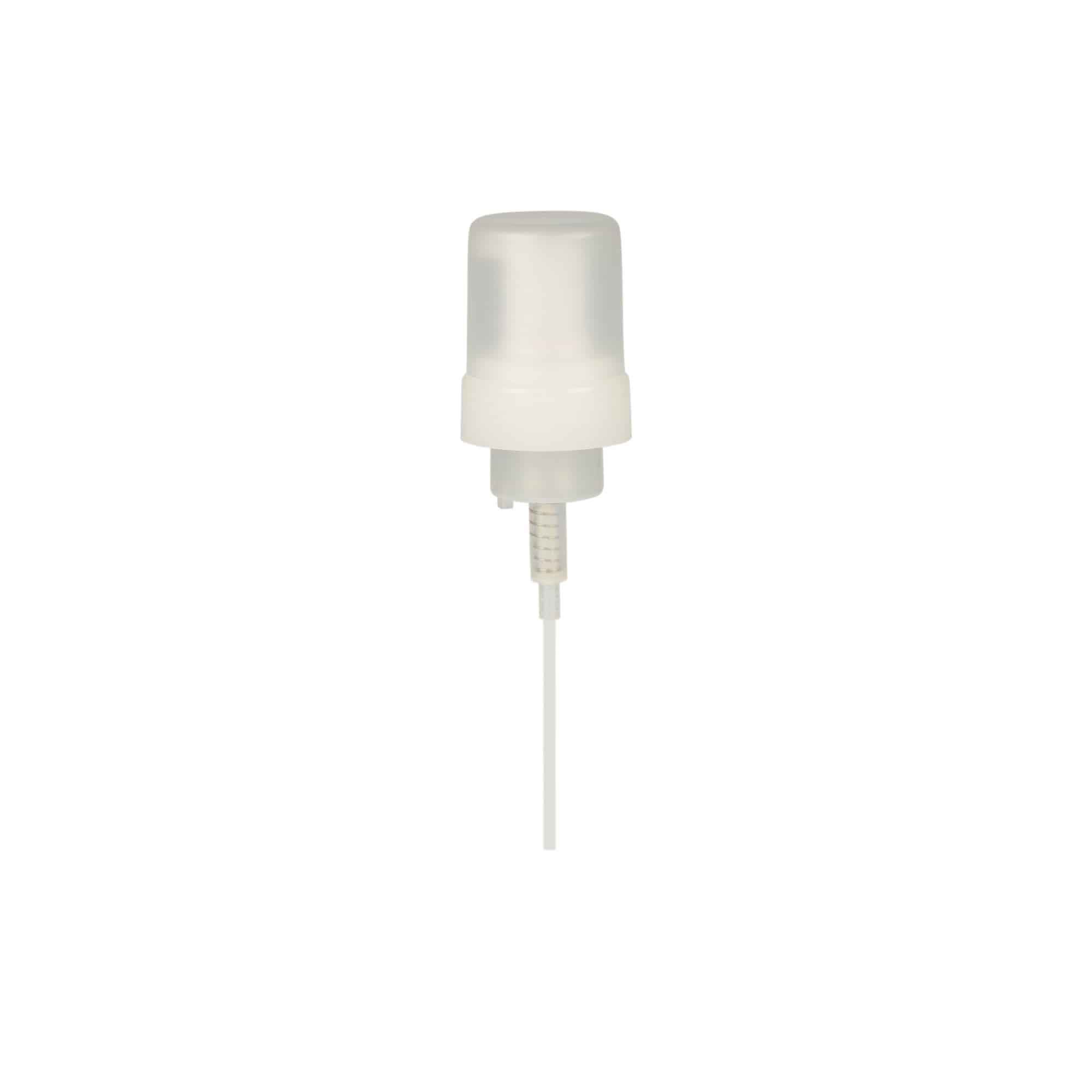 Flacon doseur 150 ml « Foamer », plastique PP, blanc, pour bouchage: Bougage à vis