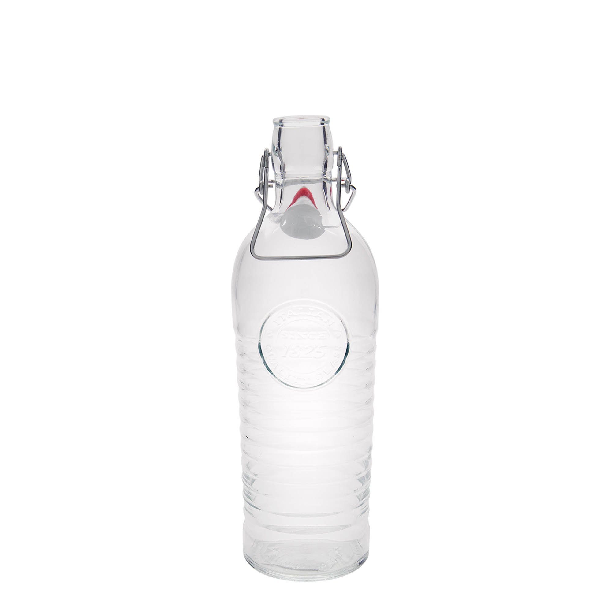 Glazen fles 'Officina 1825', 1200 ml, monding: beugelsluiting Glazen fles 'Officina 1825', 1200 ml, monding: beugelsluiting