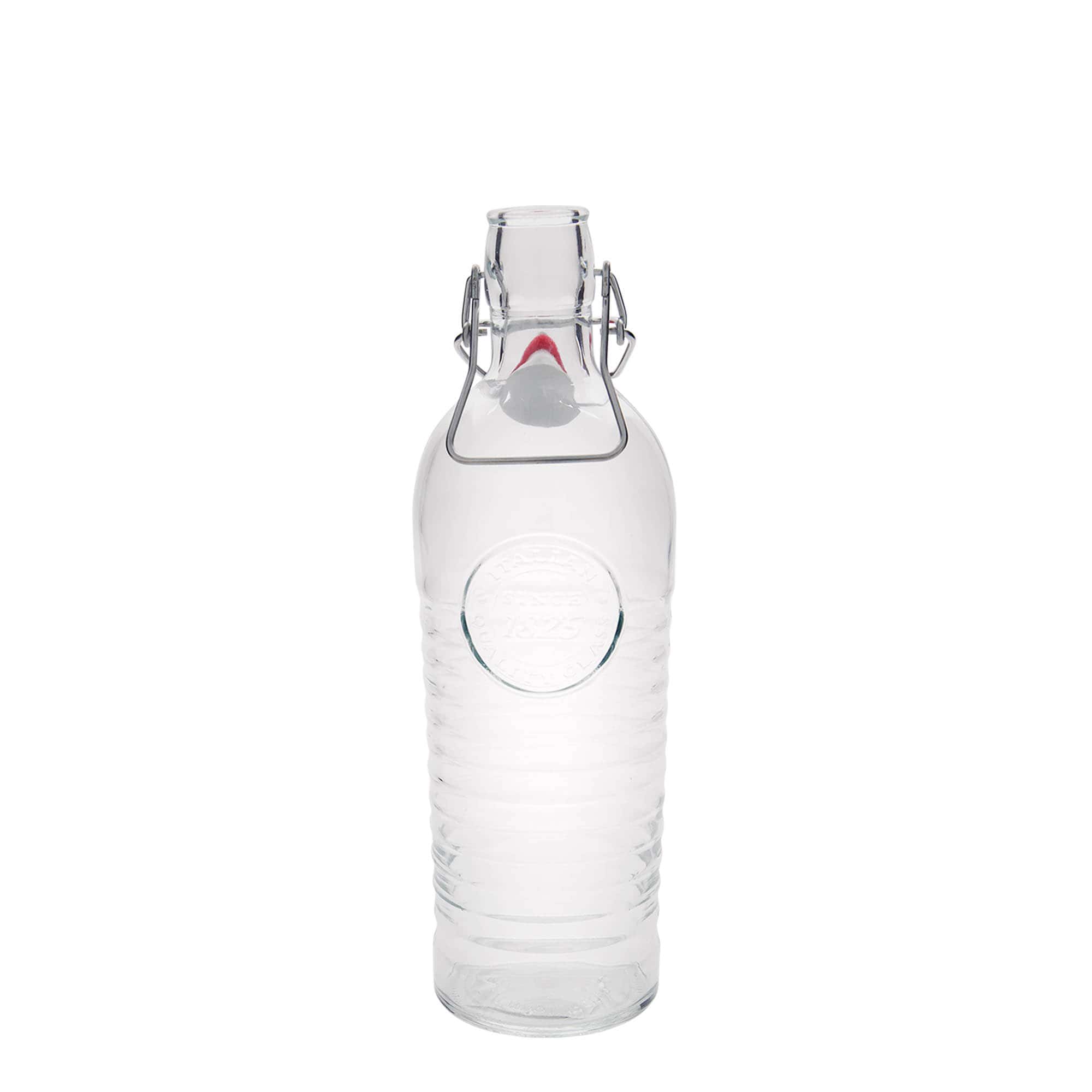 Bouteille en verre 1 200 ml « Officina 1825 », bouchage: bouchon mécanique