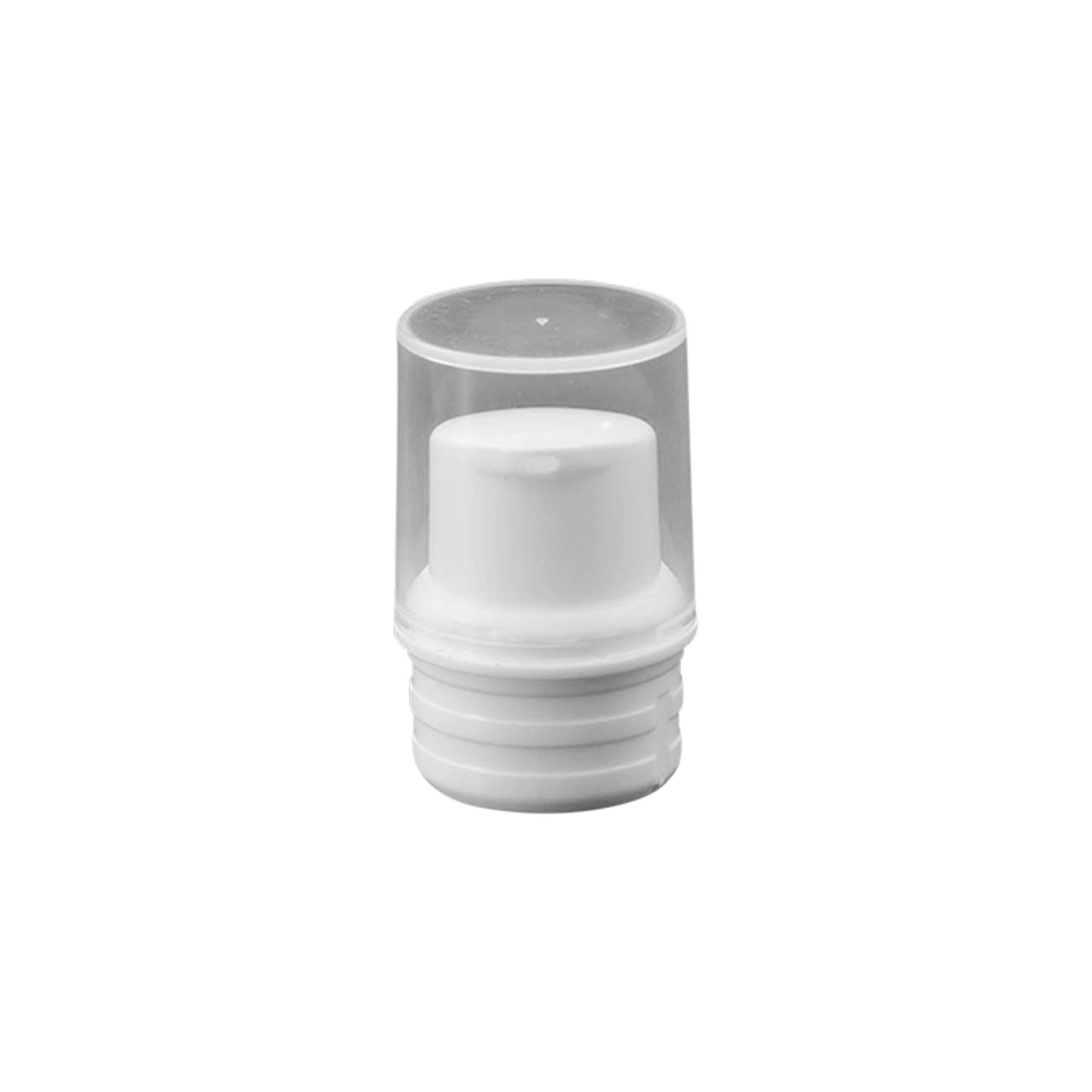 Flacon airless tête de pompe 'Nano', plastique PP, blanc Flacon airless tête de pompe 'Nano', plastique PP, blanc