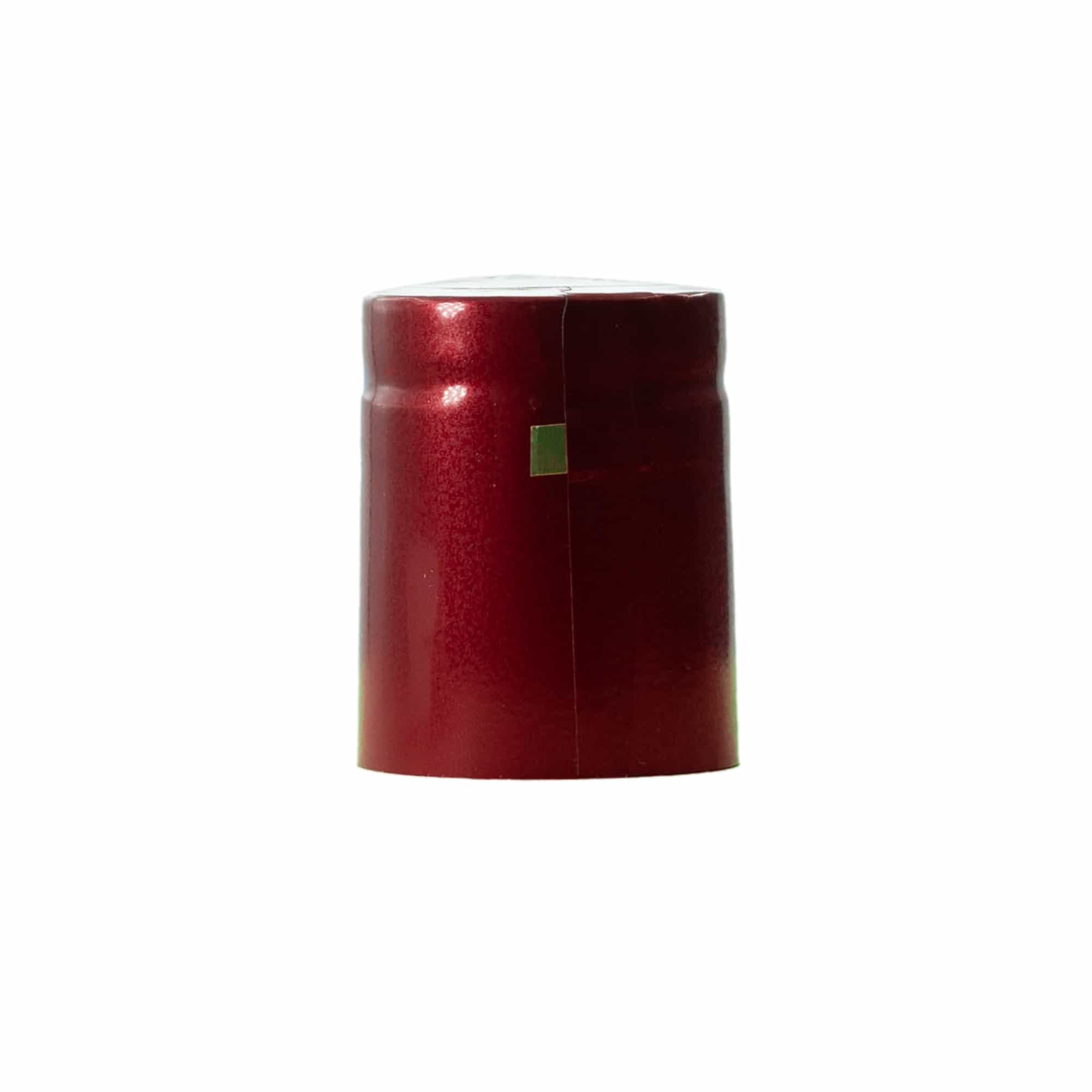 Krimpcapsule 32x41, pvc-kunststof, wijnrood Krimpcapsule 32x41, pvc-kunststof, wijnrood