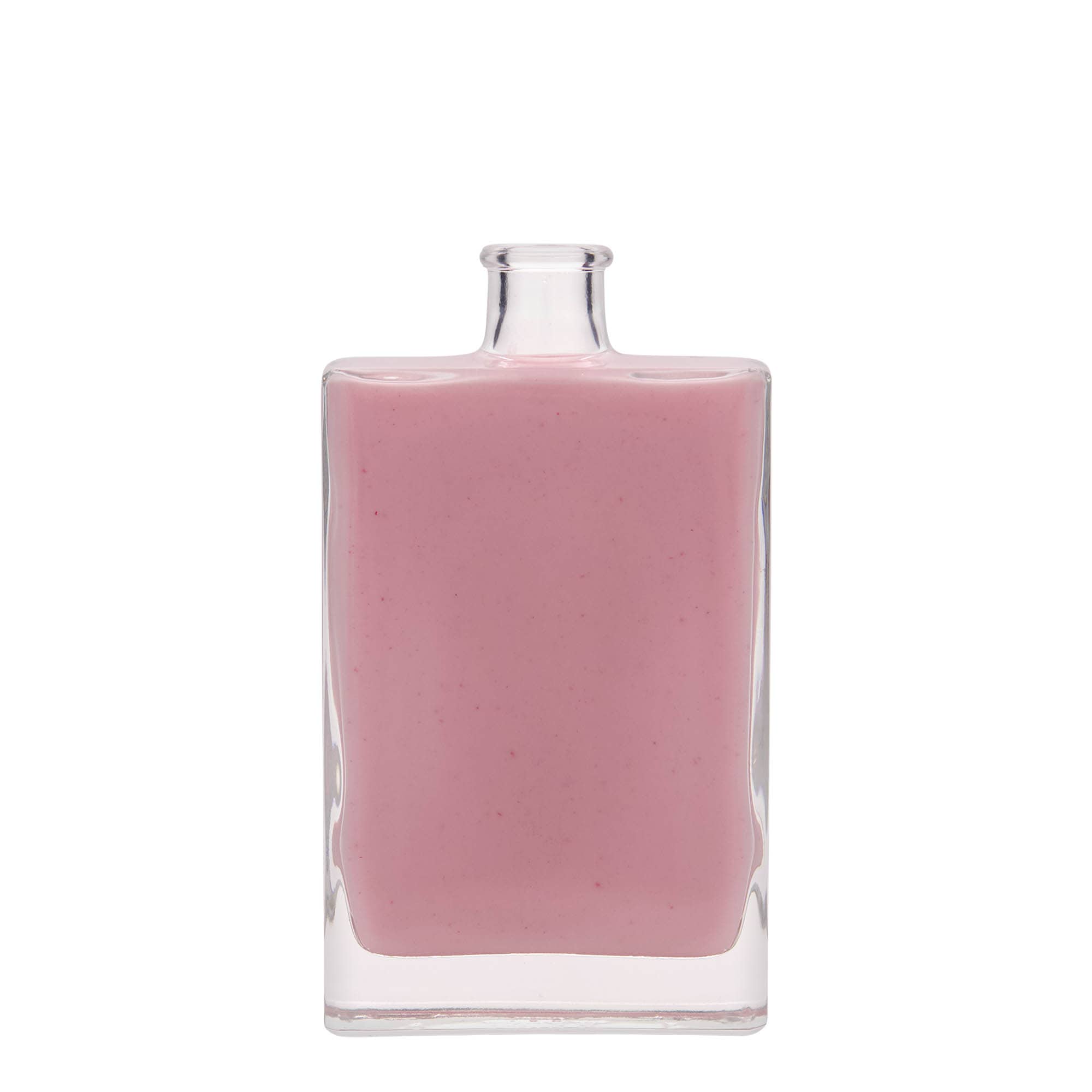Glazen fles 'Julia', 350 ml, rechthoekig, monding: kurk