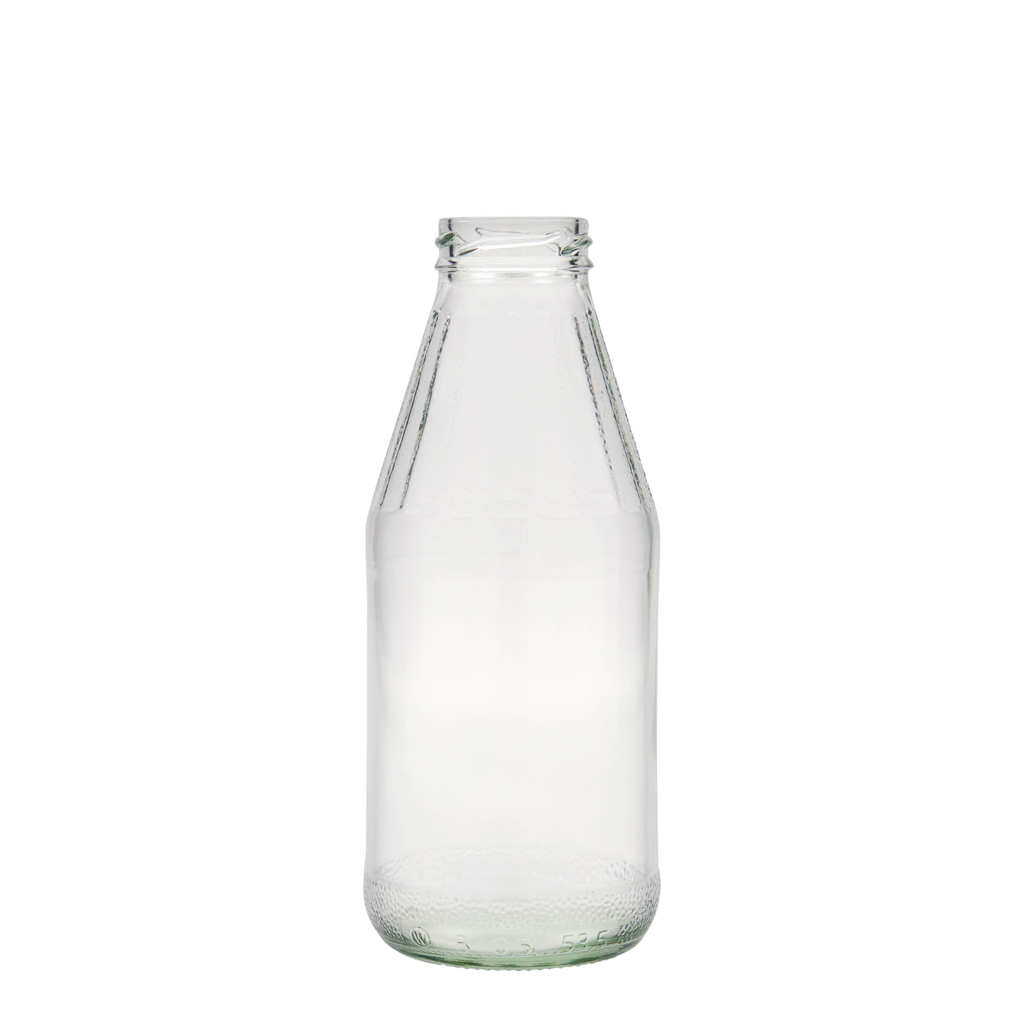 Universele fles met brede hals, 500 ml, glas, monding: twist-off (TO 43) Universele fles met brede hals, 500 ml, glas, monding: twist-off (TO 43)