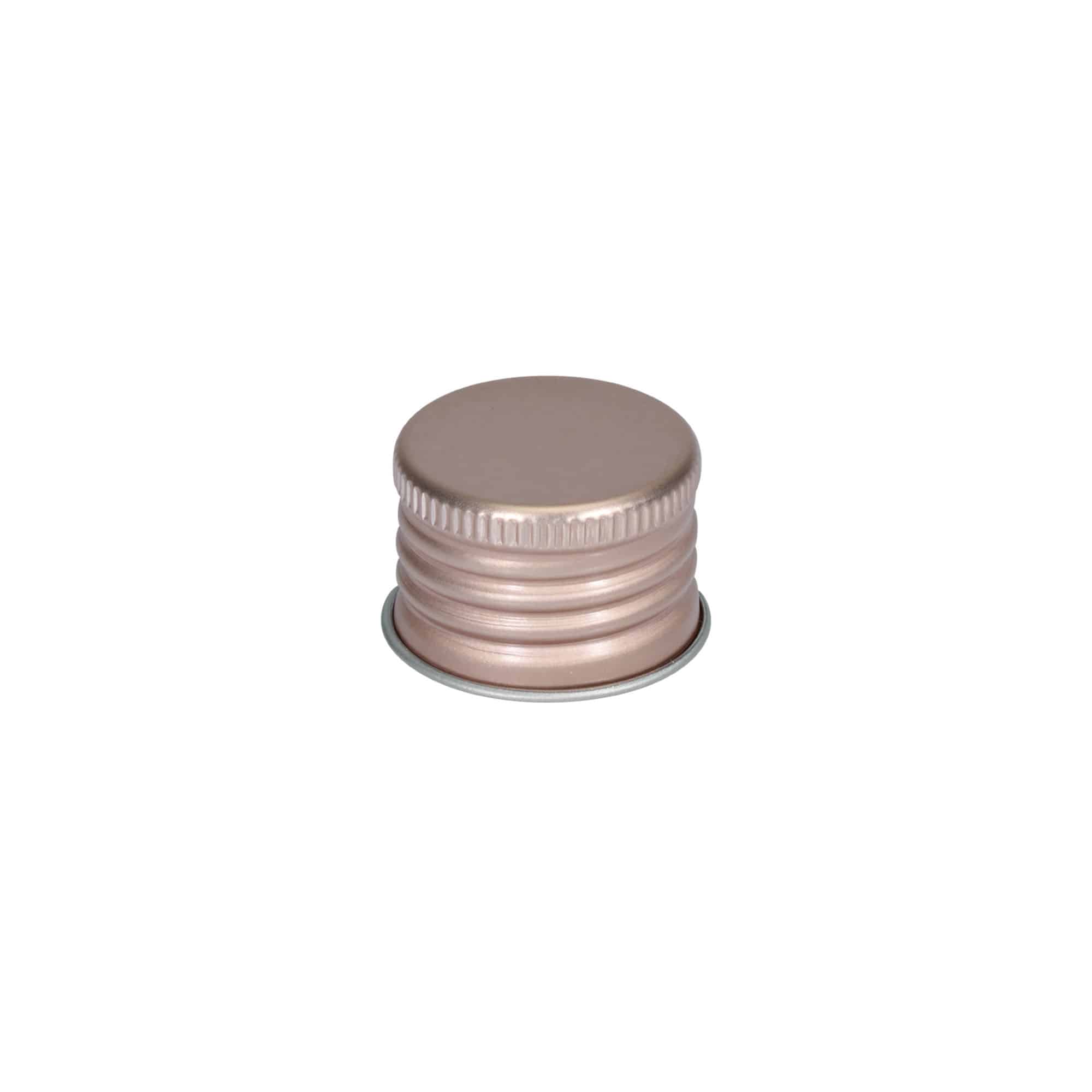 Schroefsluiting, metaal, roze, voor monding: 24/410