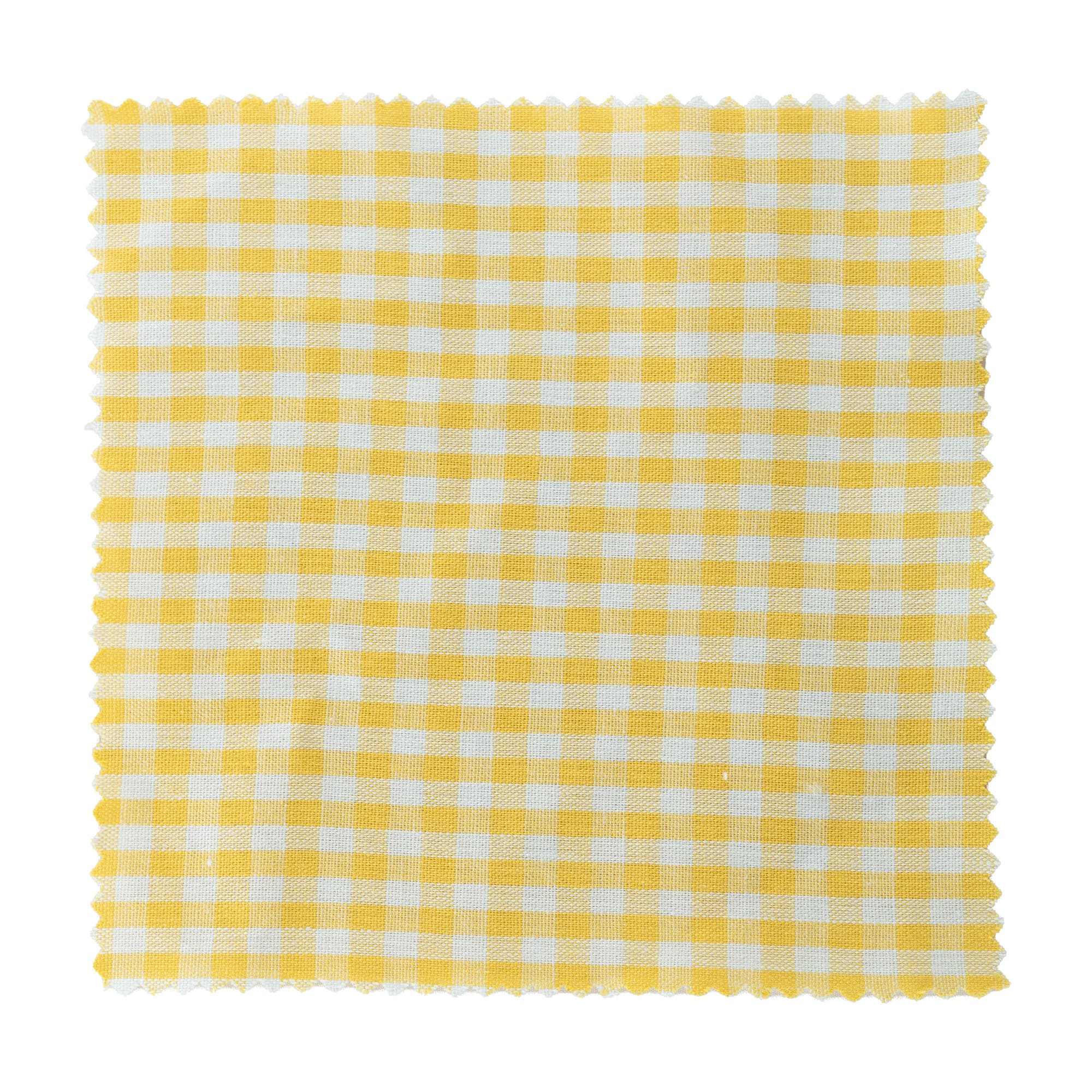 Napperon à carreaux 15x15, carré, tissu, jaune, bouchage: TO58-TO82