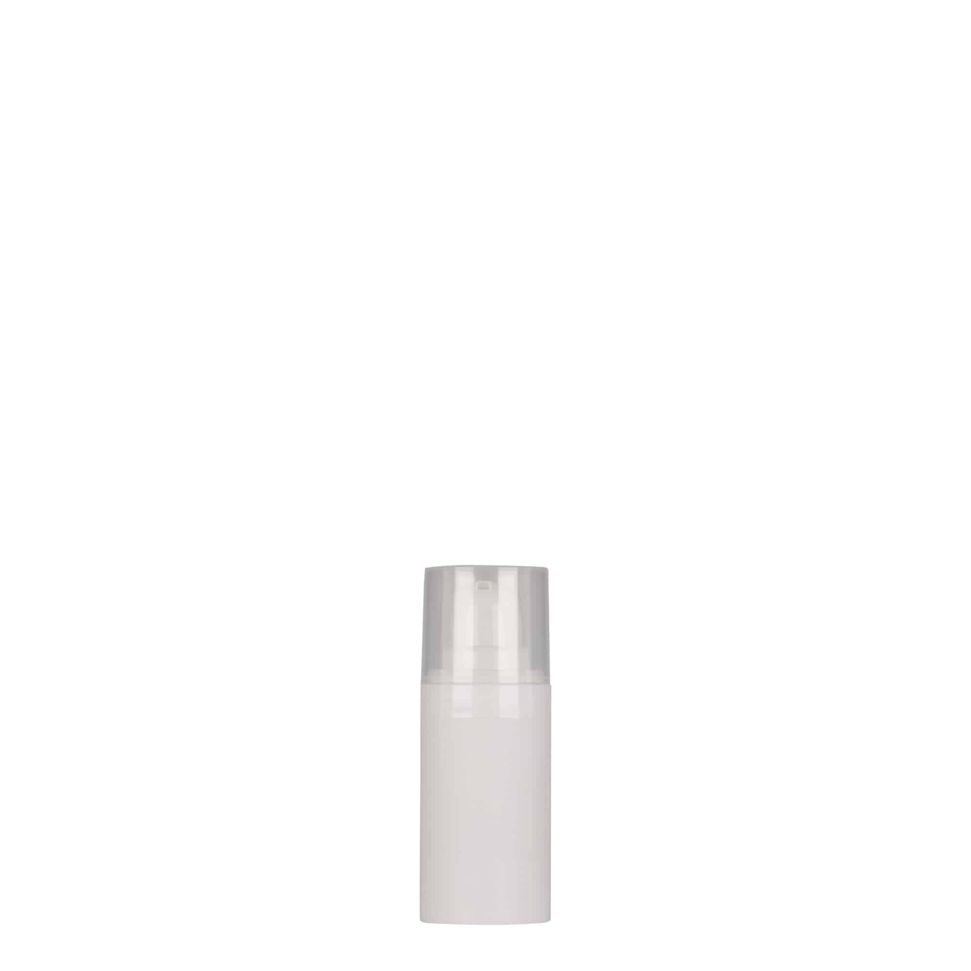 Flacon airless 15 ml 'Micro', plastique PP, blanc