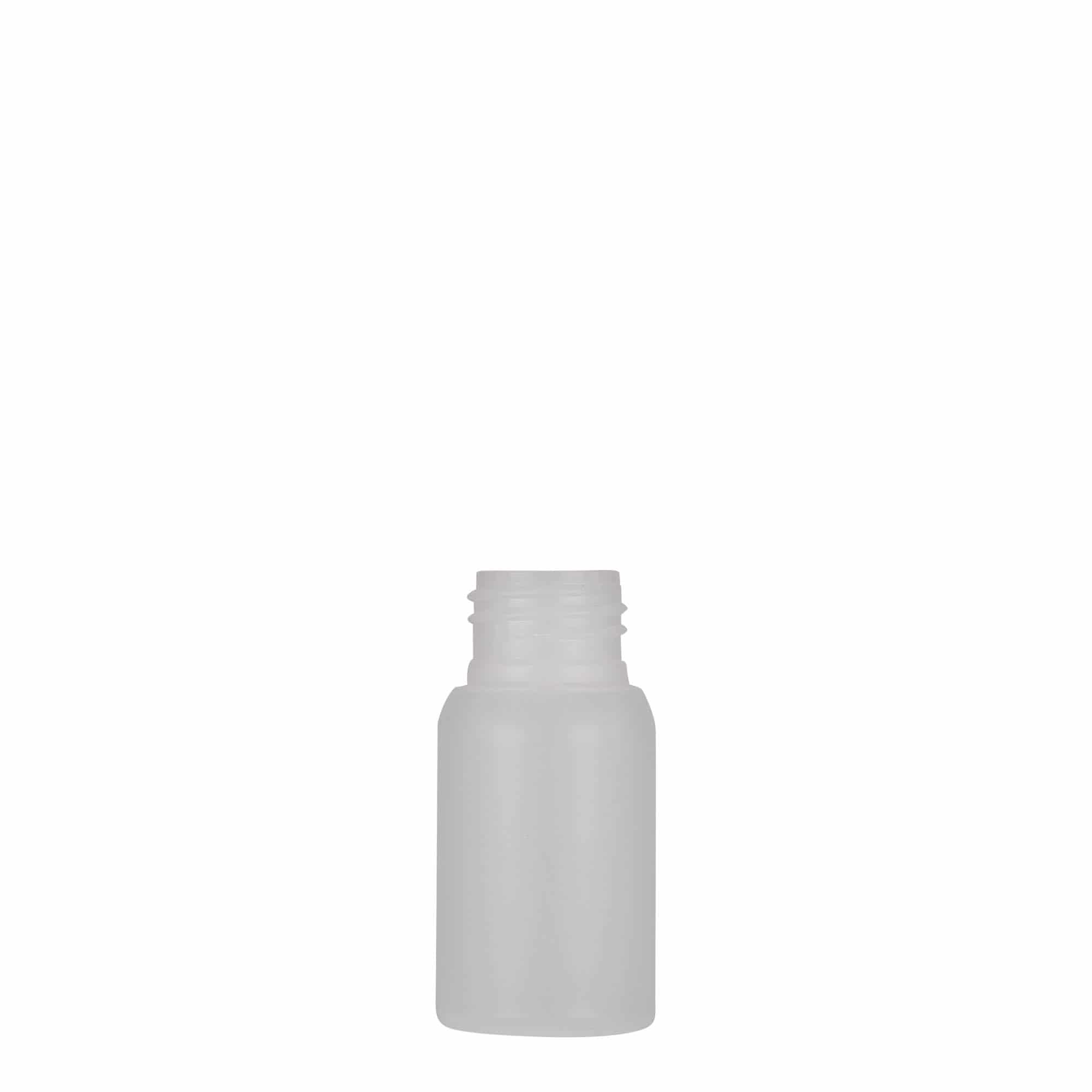 Bouteille en plastique 30 ml 'Tuffy', PEHD, nature, bouchage: 24/410
