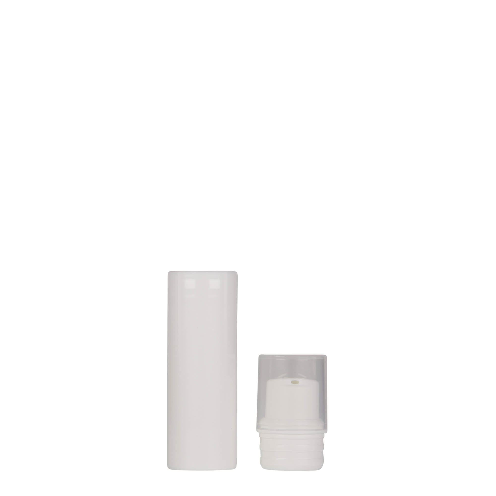 Flacon airless 10 ml 'Nano', plastique PP, blanc