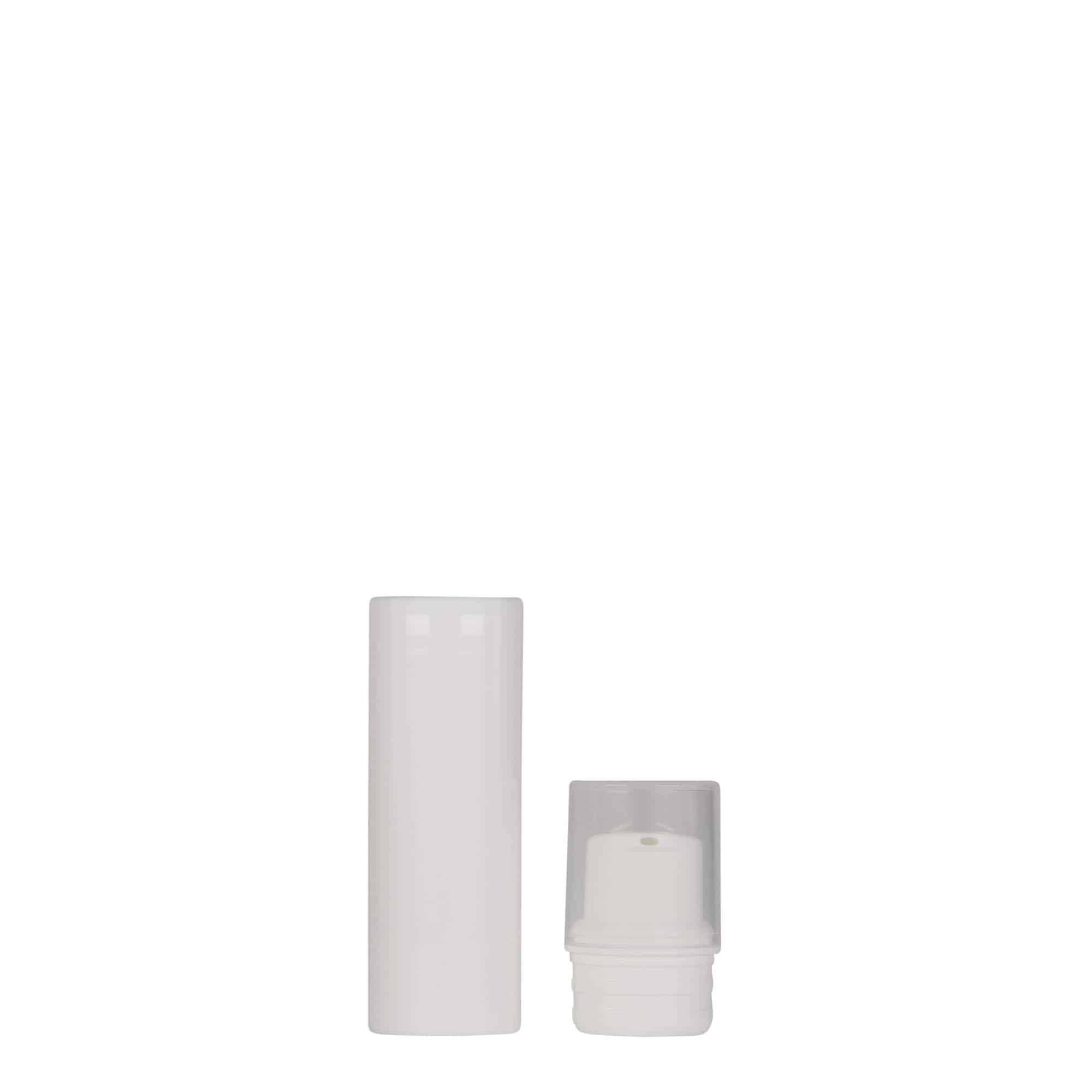 Flacon airless 10 ml 'Nano', plastique PP, blanc