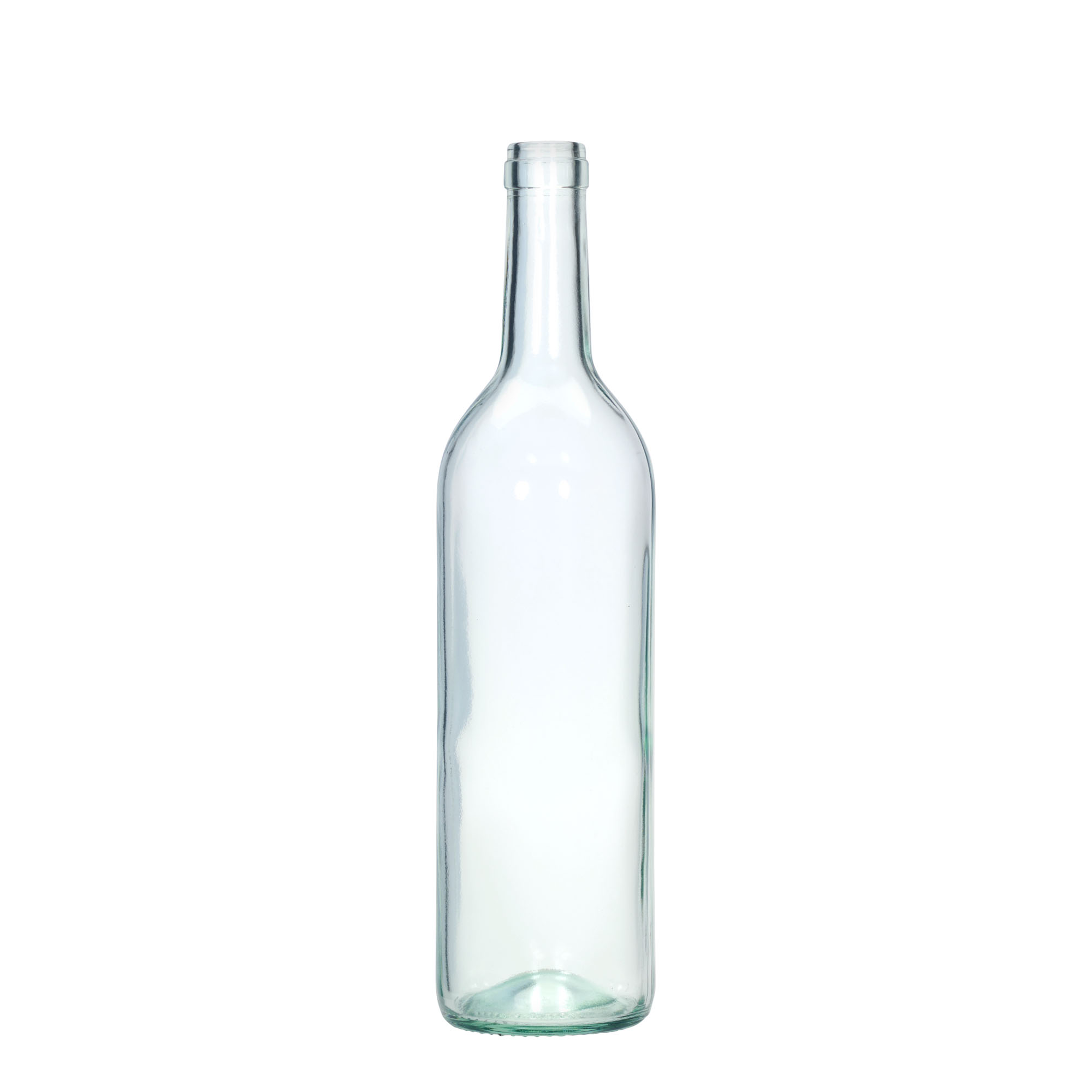 750 ml glazen fles 'Bordeaux Tradition', monding: kurk 750 ml glazen fles 'Bordeaux Tradition', monding: kurk
