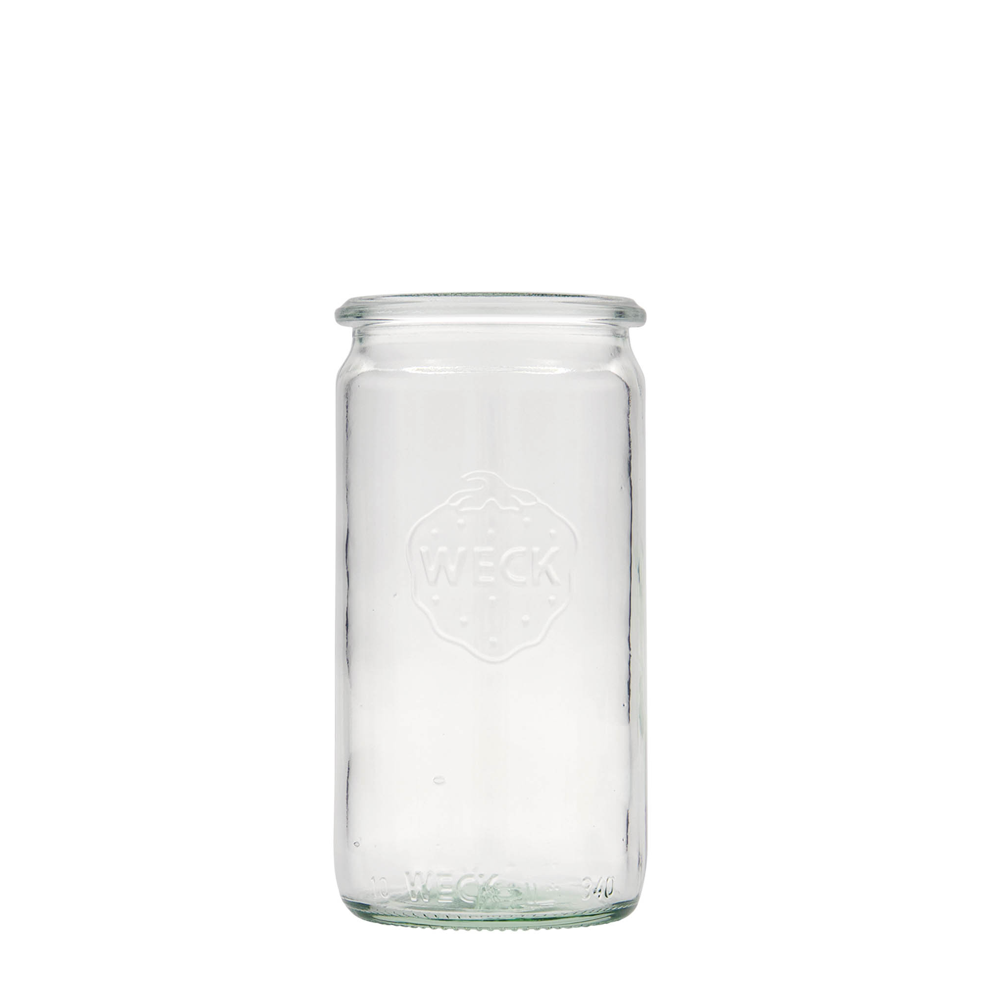 Cilindrische WECK-pot, 340 ml, monding: ronde rand Cilindrische WECK-pot, 340 ml, monding: ronde rand