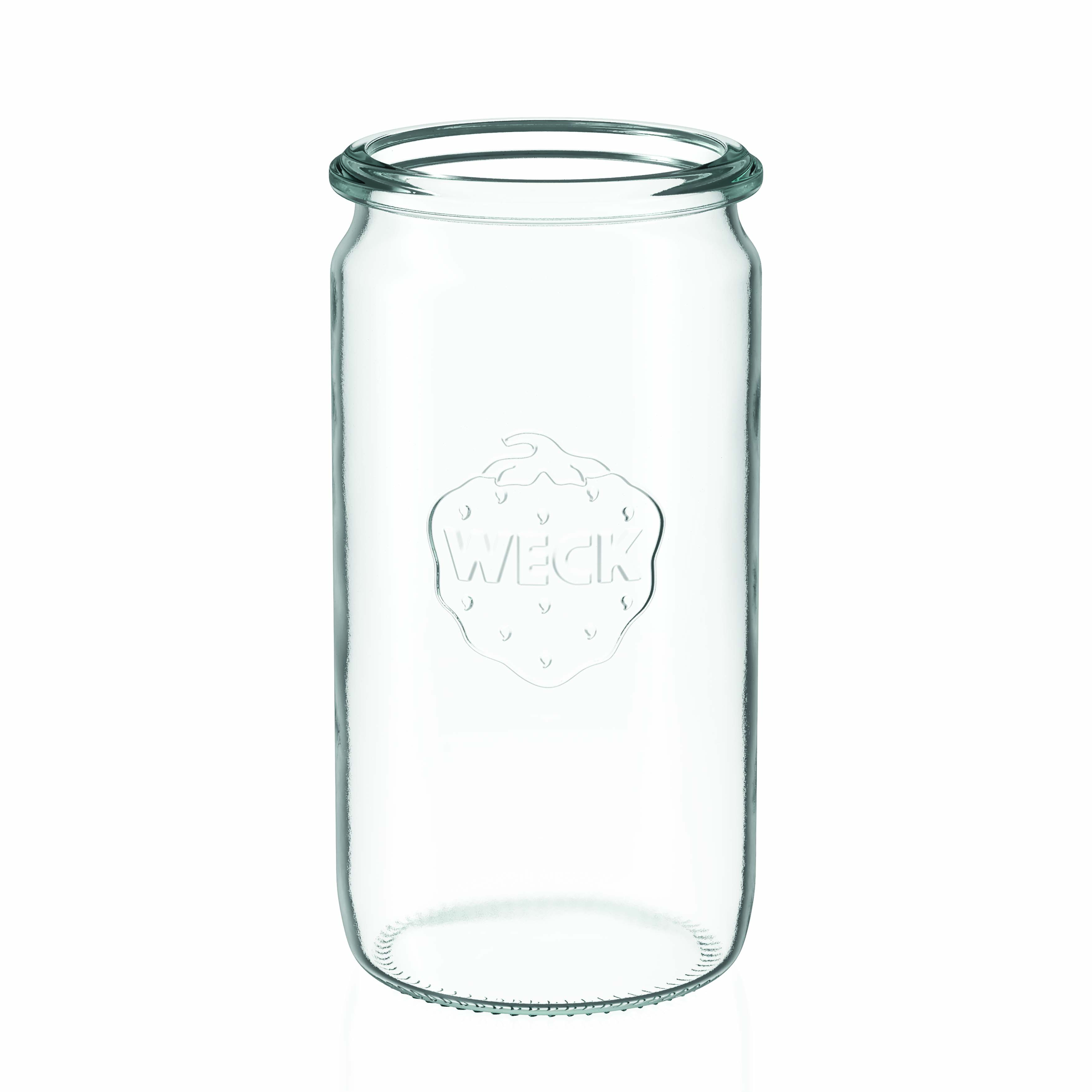 Cilindrische WECK-pot, 340 ml, monding: ronde rand