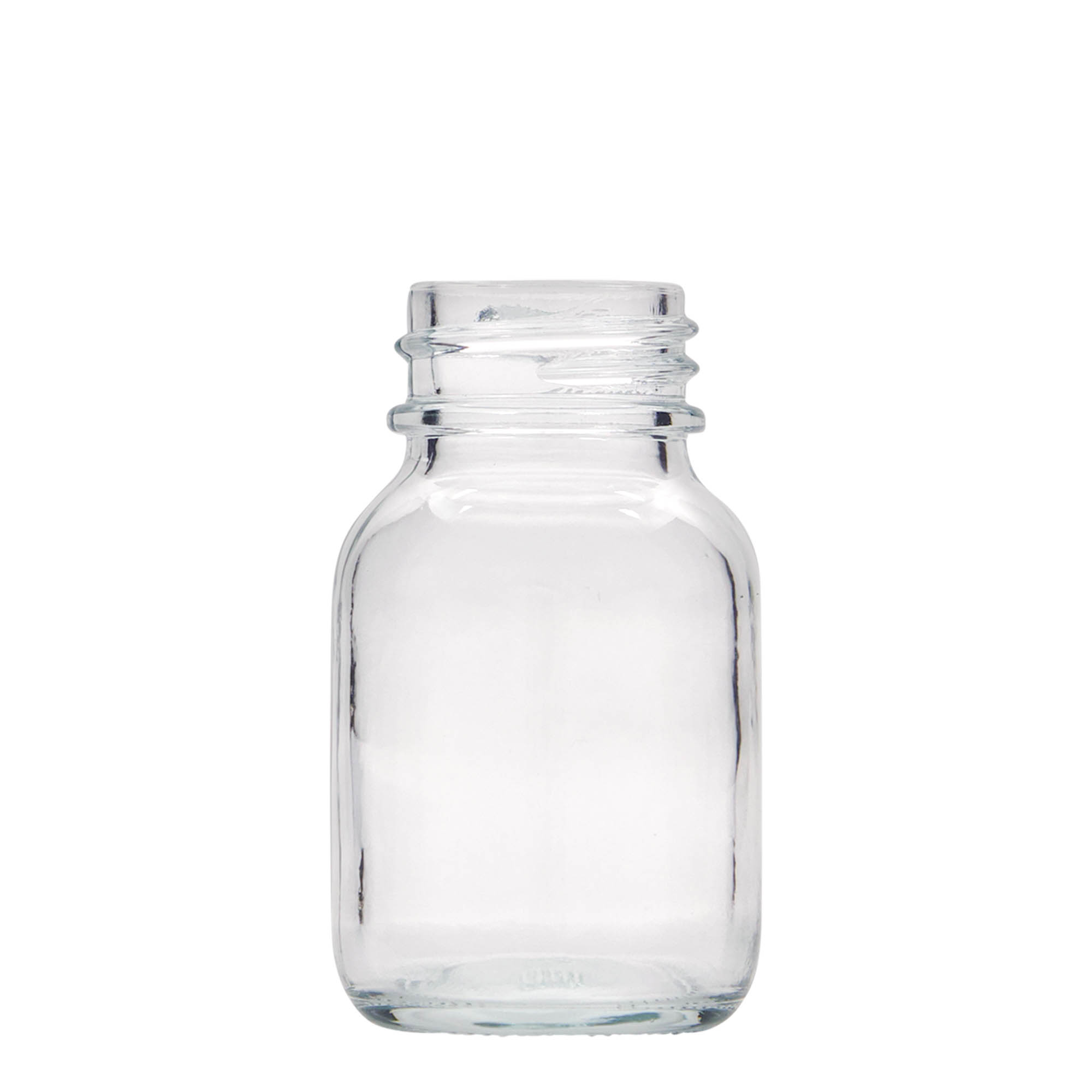Pot met brede hals, 50 ml, monding: DIN 32