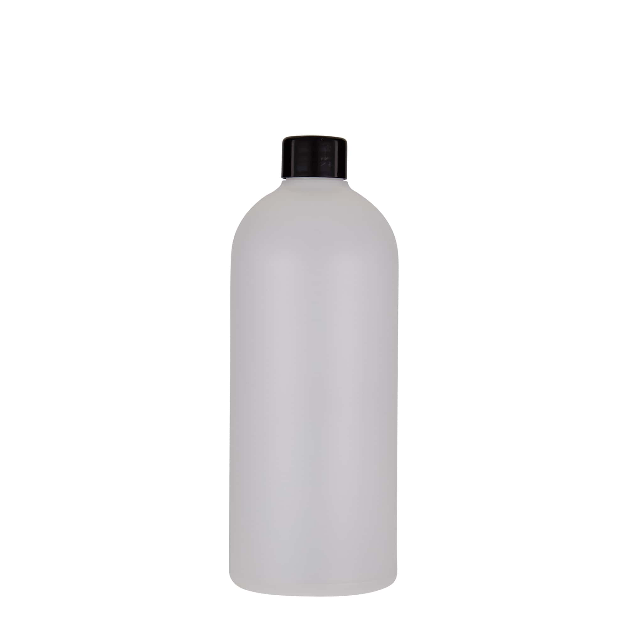 Bouteille en plastique 500 ml 'Tuffy', PEHD, nature, bouchage: 24/410