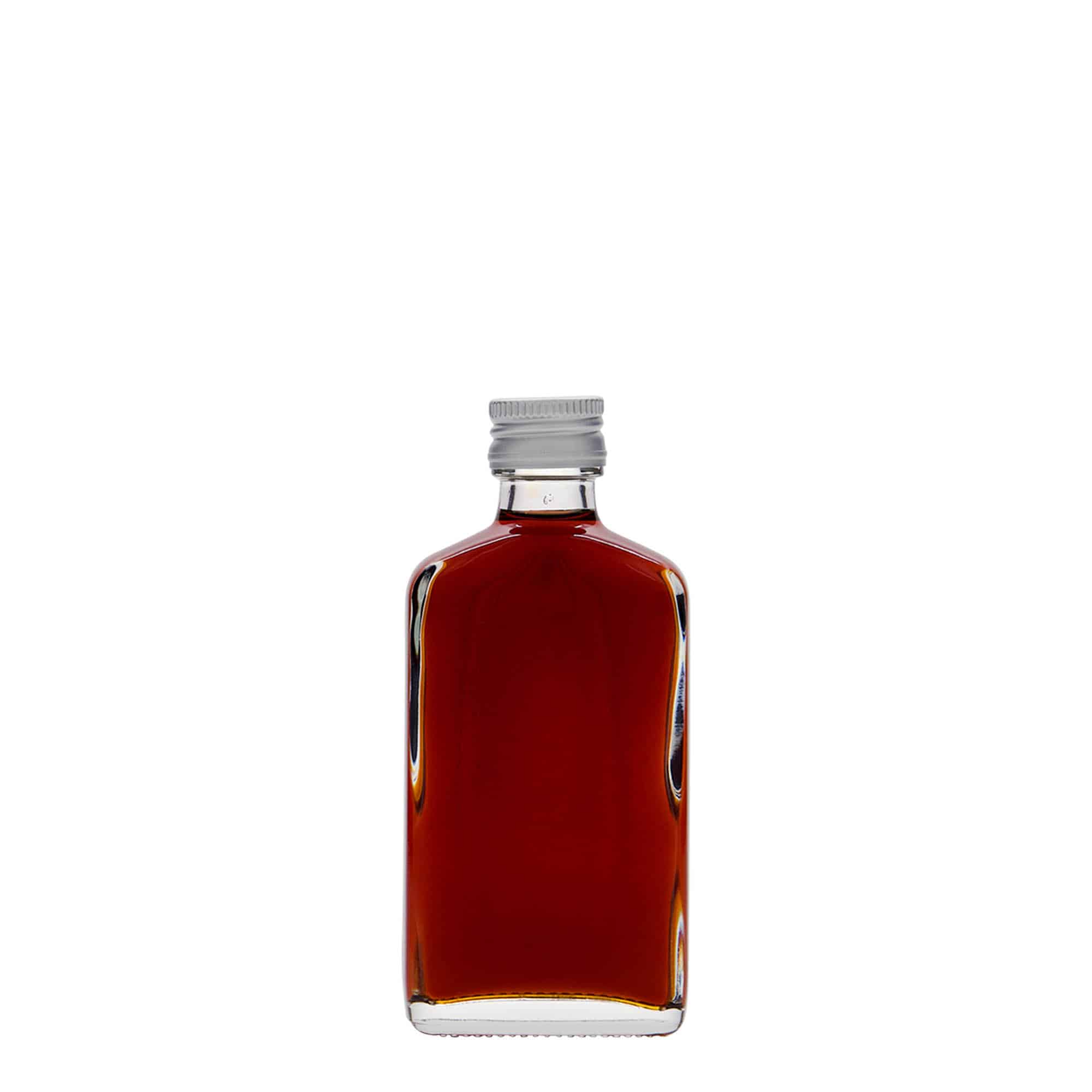 Zakflacon, 50 ml, rechthoekig, glas, monding: PP 18