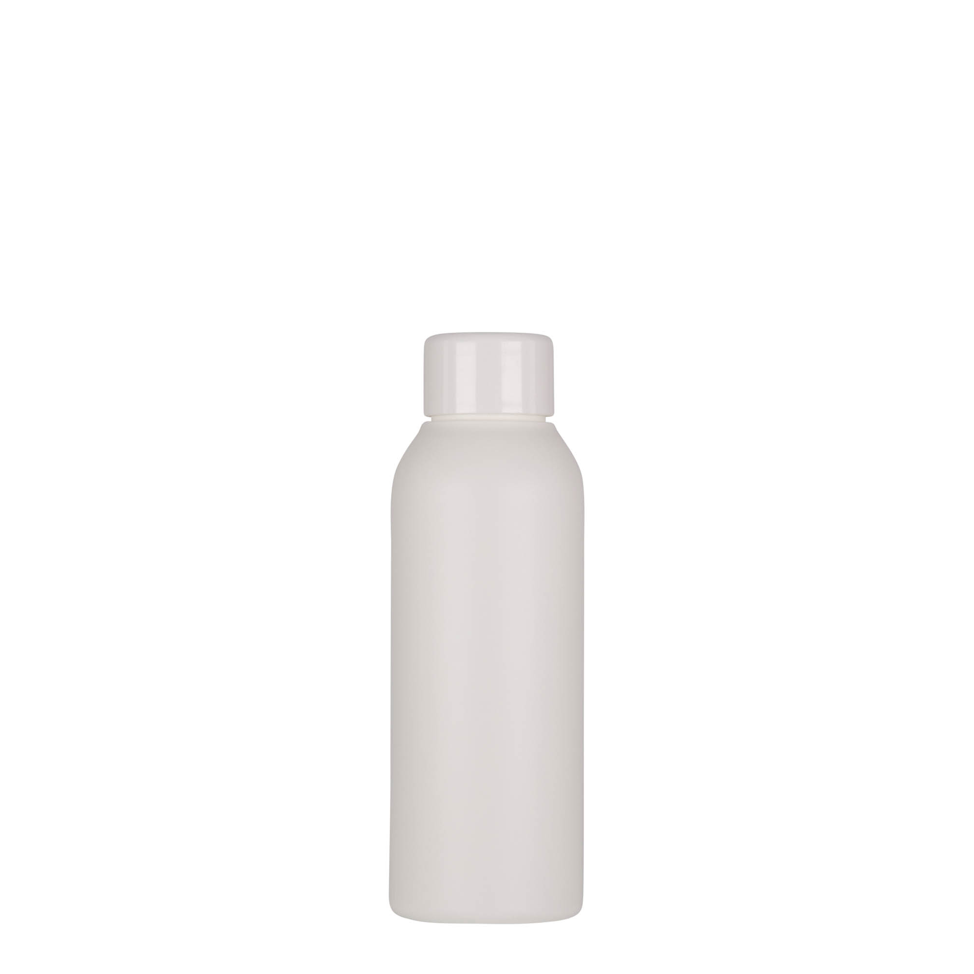 Plastic fles 'Tuffy', 100 ml, HDPE, wit, monding: 24/410