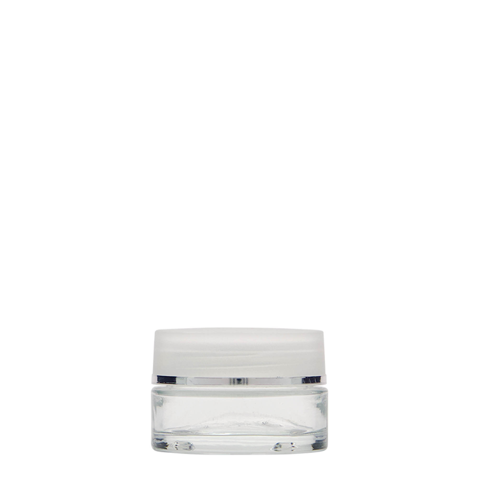 Pot 15 ml 'Clear Edition', verre, bouchage: Bougage à vis
