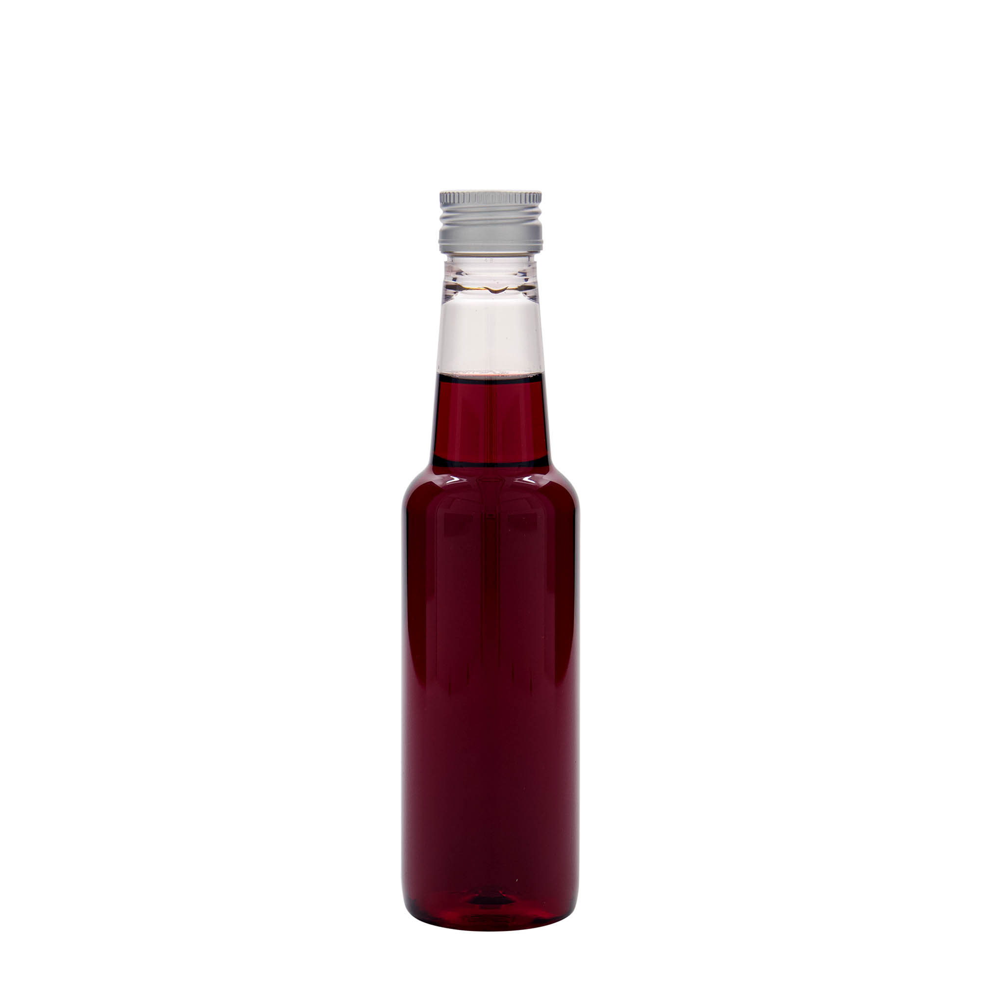 Petfles 'Wijn', 250 ml, kunststof, monding: PP 28