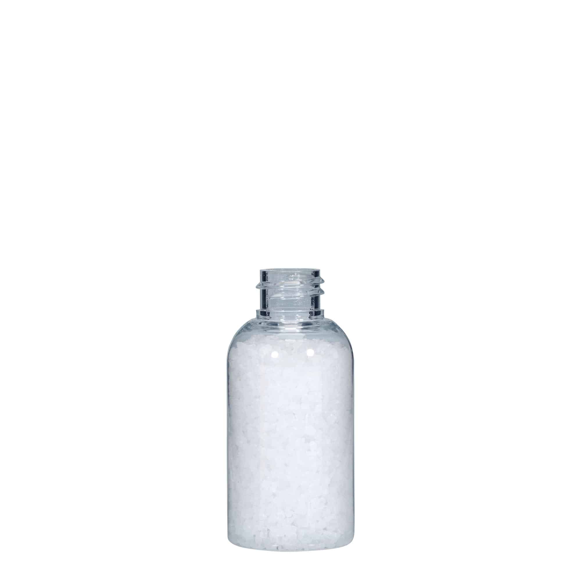 Petfles 'Boston', 50 ml, kunststof, monding: 20/410