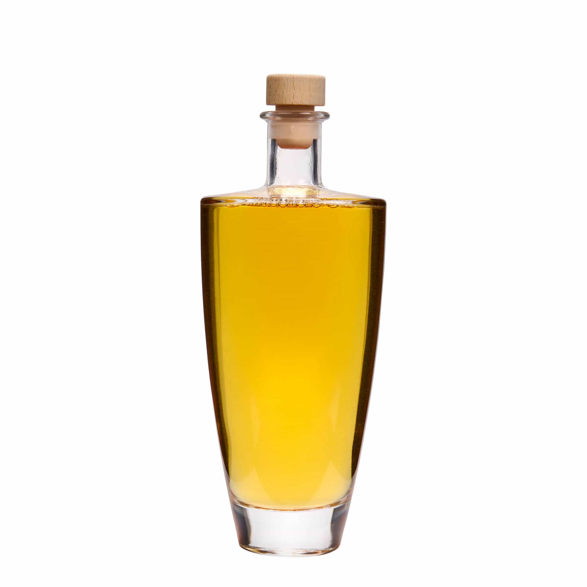 Glazen fles 'Vanessa', 500 ml, ovaal, monding: kurk