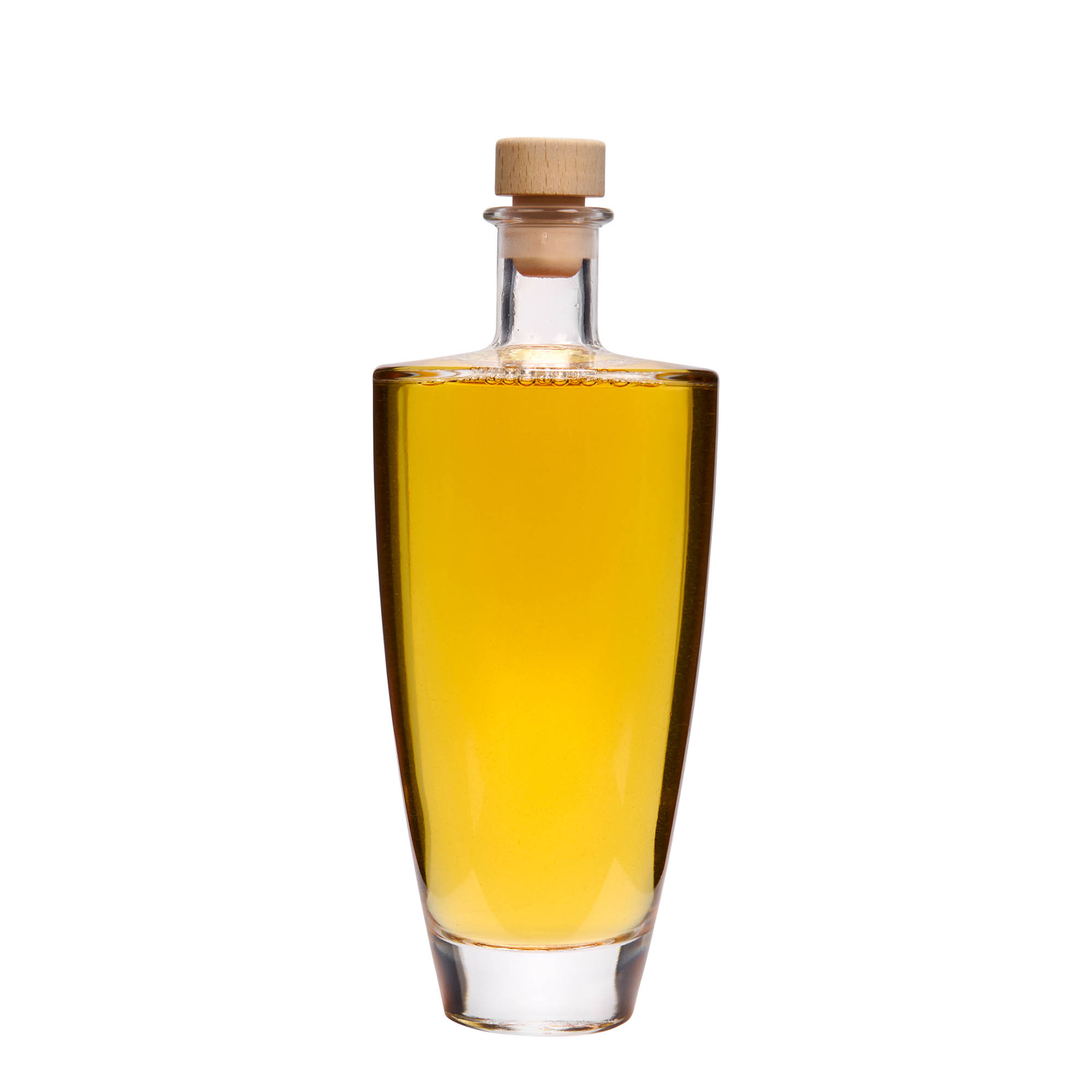 Glazen fles 'Vanessa', 500 ml, ovaal, monding: kurk Glazen fles 'Vanessa', 500 ml, ovaal, monding: kurk