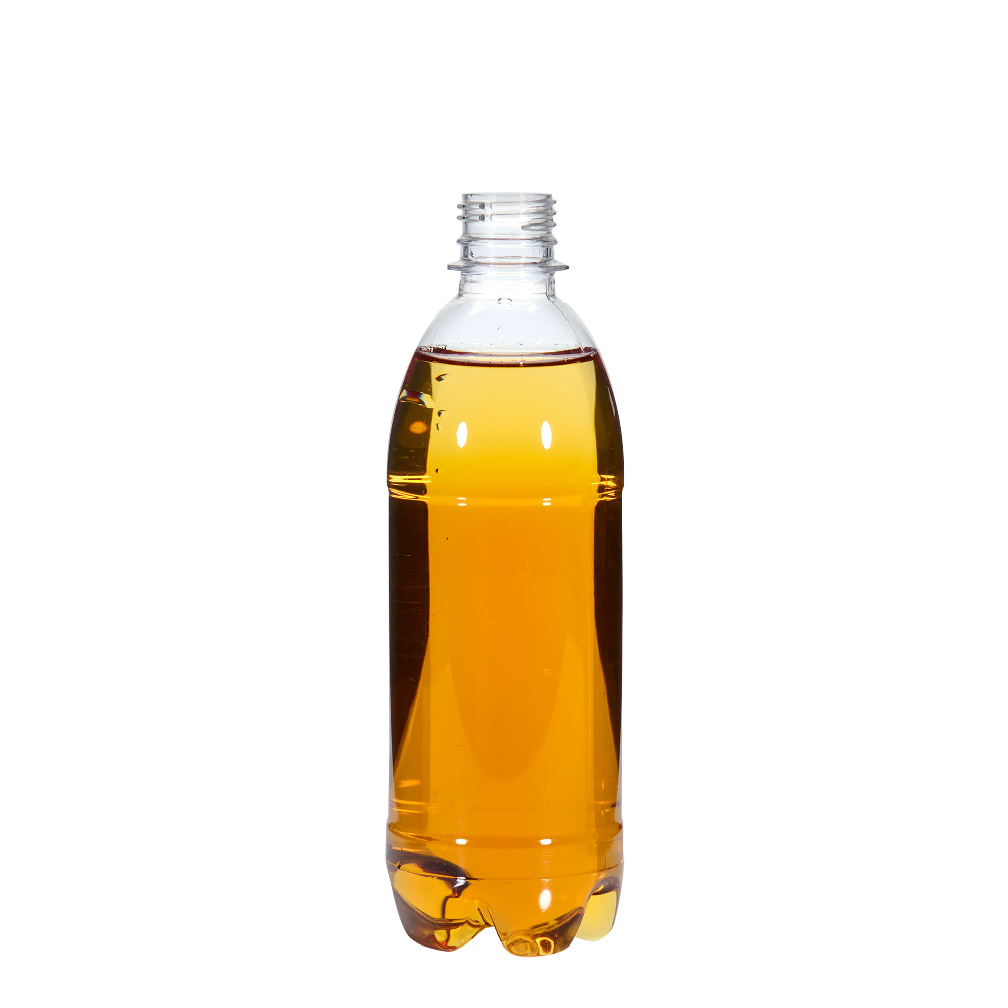 Petfles universeel, 500 ml, kunststof, monding: PCO28 Petfles universeel, 500 ml, kunststof, monding: PCO28