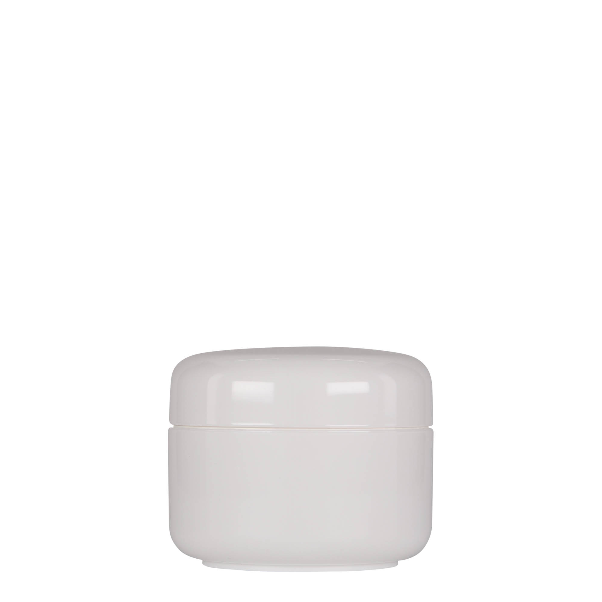 Plastic pot 'Bianca', 150 ml, PP, wit, monding: schroefsluiting Plastic pot 'Bianca', 150 ml, PP, wit, monding: schroefsluiting