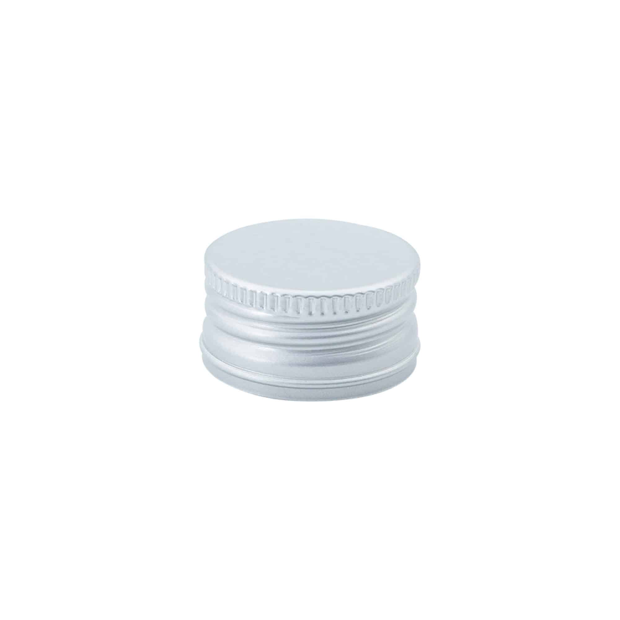 Schroefsluiting, metaal, zilver, voor monding: PP 31,5 Schroefsluiting, metaal, zilver, voor monding: PP 31,5