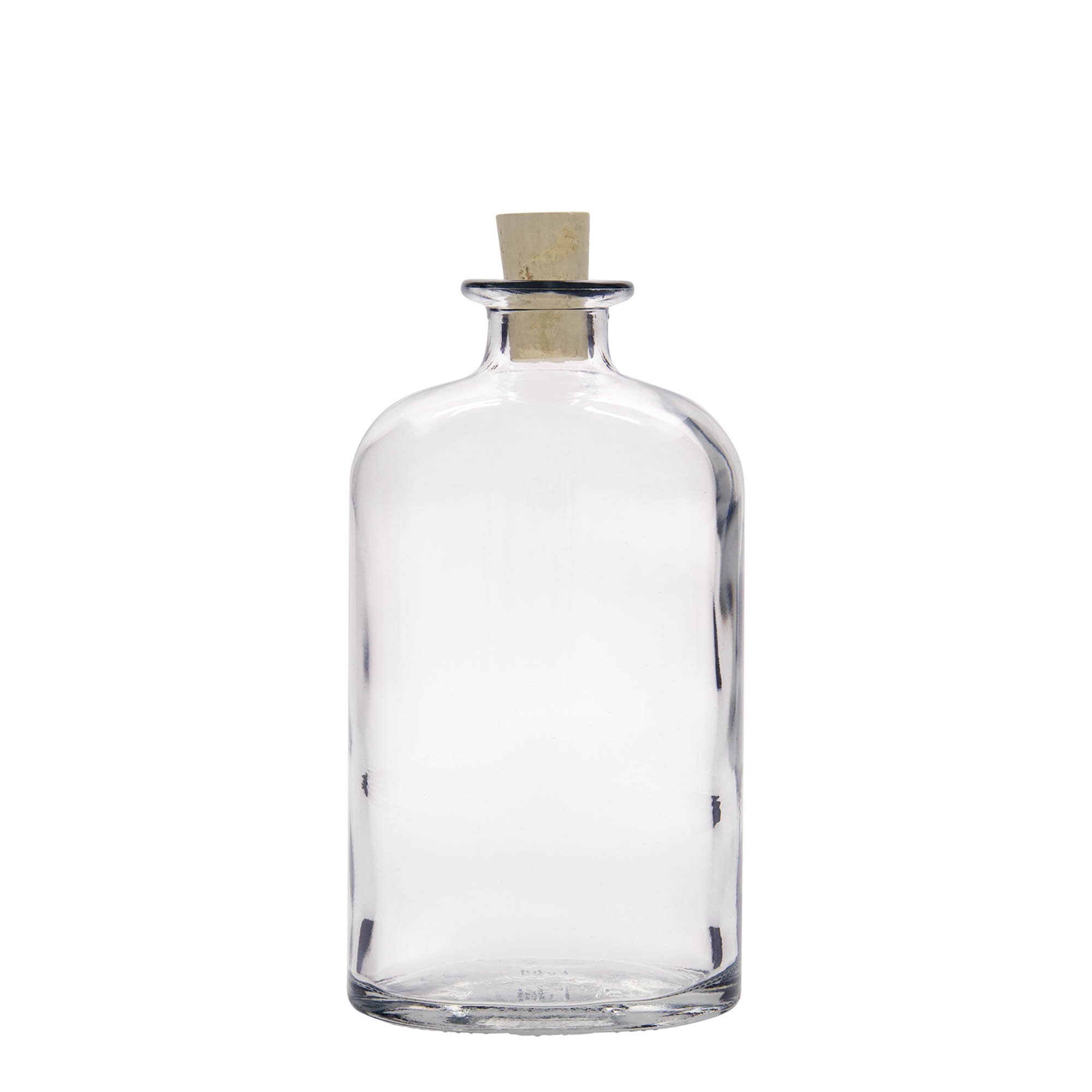 Bouteille en verre 500 ml 'Dundee', ovale, bouchage: bouchon