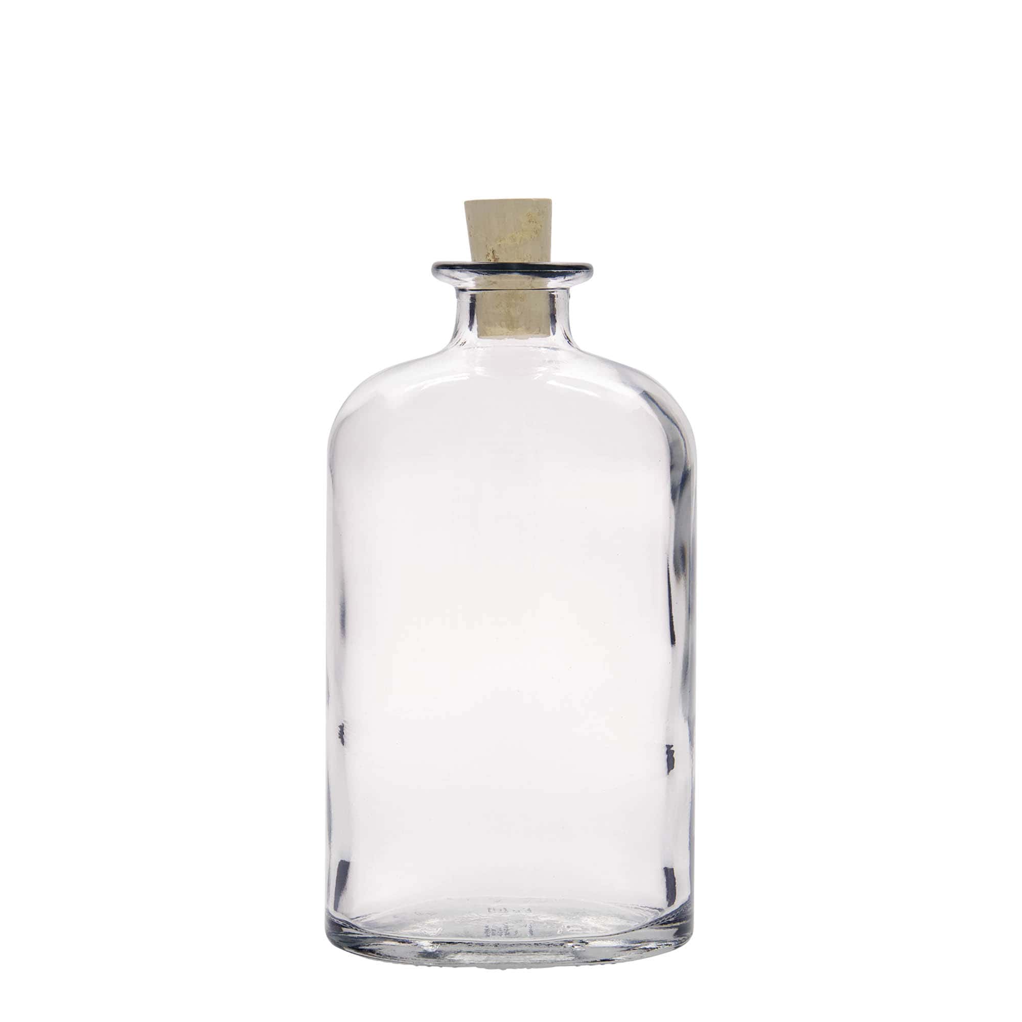Bouteille en verre 500 ml 'Dundee', ovale, bouchage: bouchon