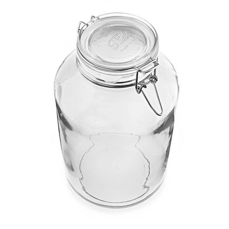 Bocal à fermeture mécanique 4 000 ml 'Fido', bouchage: bouchon mécanique