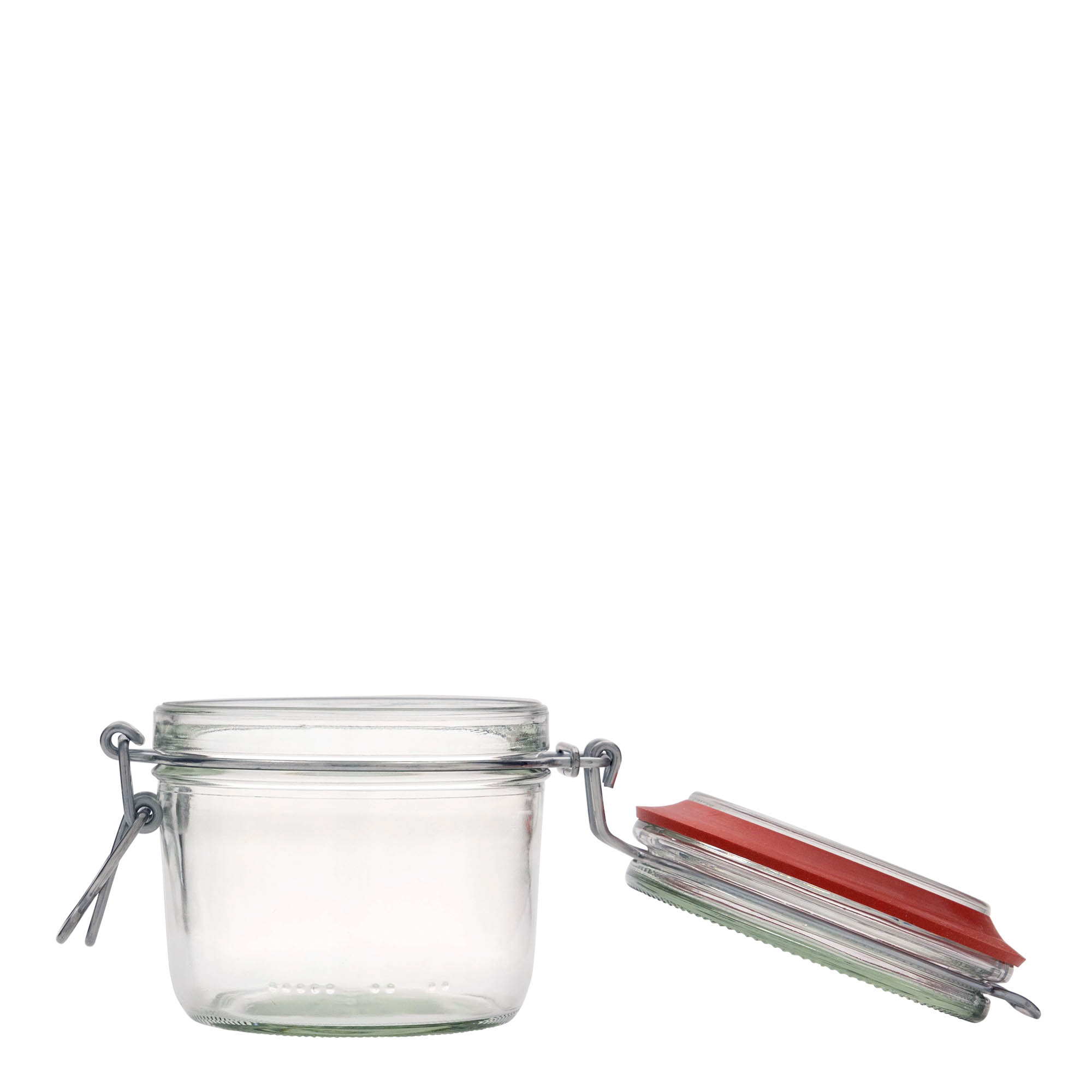 Bocal plat à fermeture mécanique 400 ml, bouchage: bouchon mécanique Bocal plat à fermeture mécanique 400 ml, bouchage: bouchon mécanique