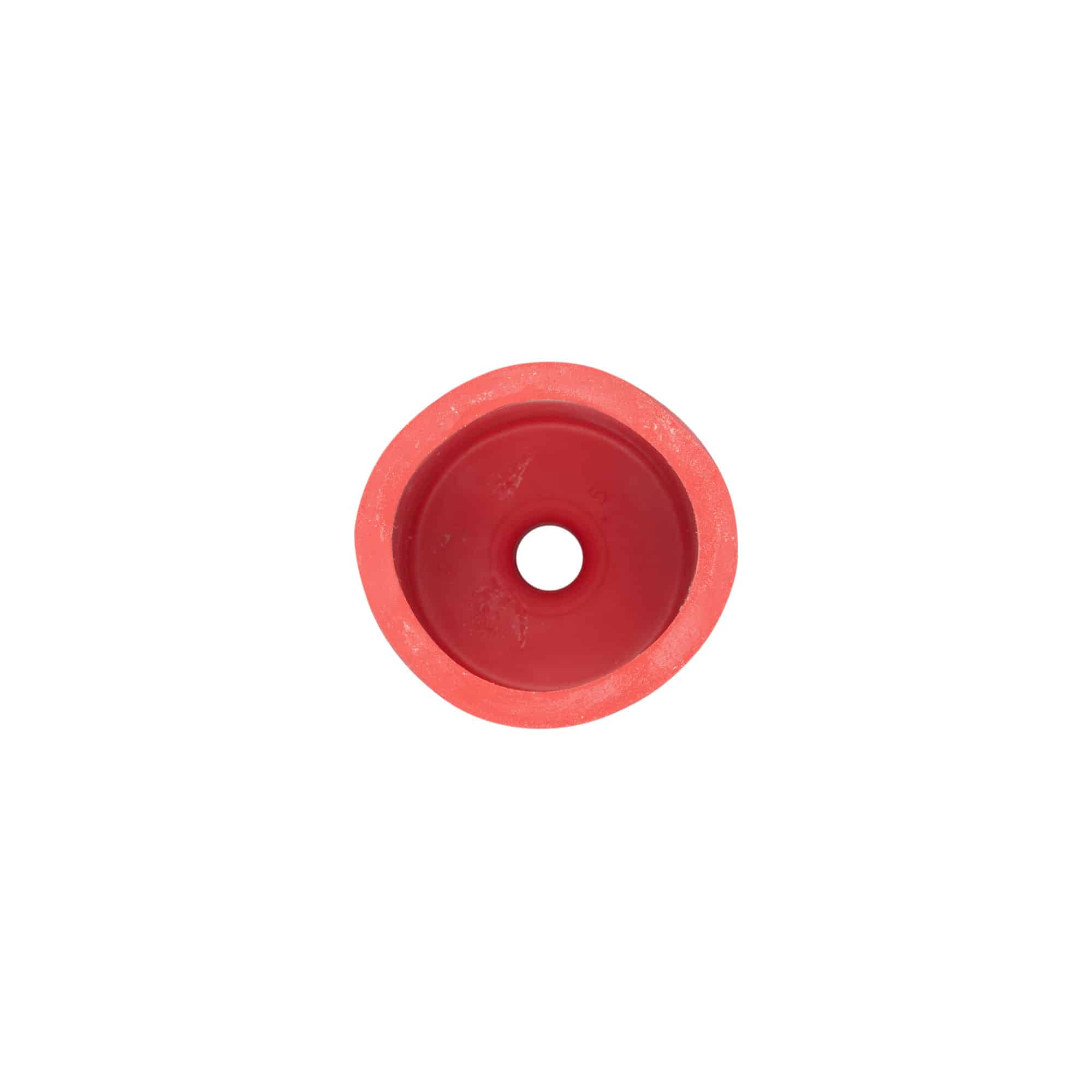 Capsule de foulage type 3, caoutchouc, rouge