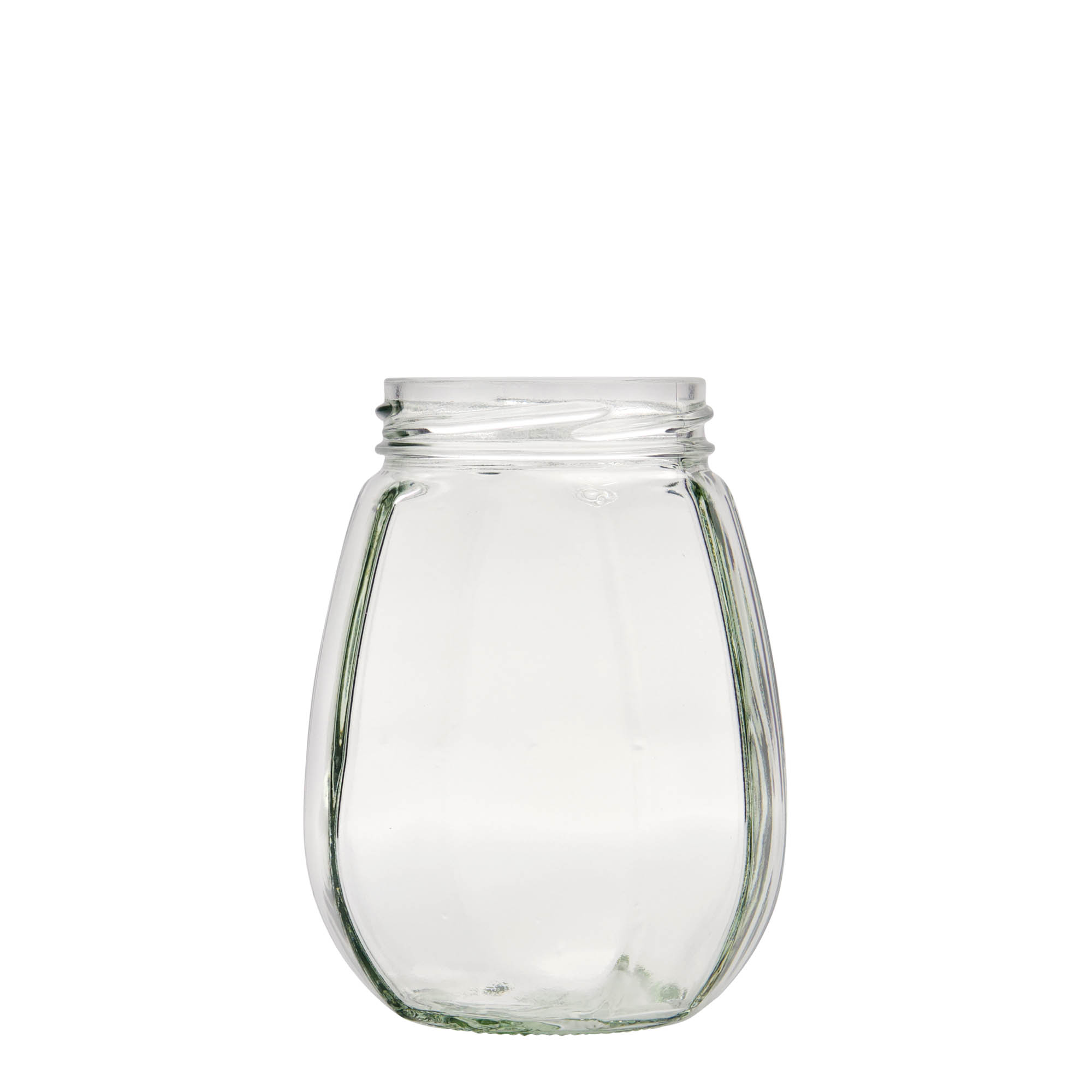 Bocal décoratif 385 ml , hexagonal, bouchage: Twist-Off (TO 63)