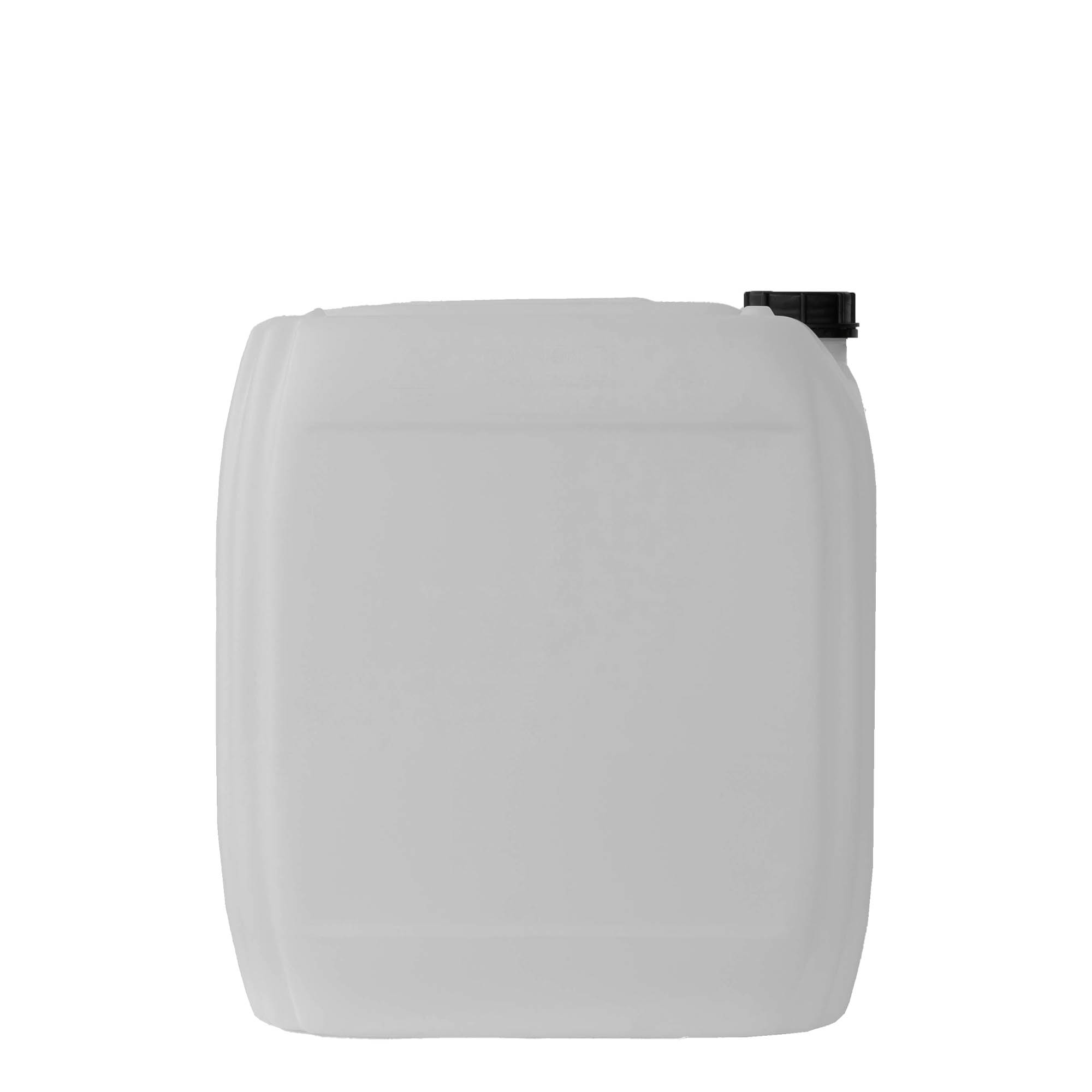 Bidon 30 l, rectangulaire, plastique PEHD, nature, bouchage: ND 60 Bidon 30 l, rectangulaire, plastique PEHD, nature, bouchage: ND 60